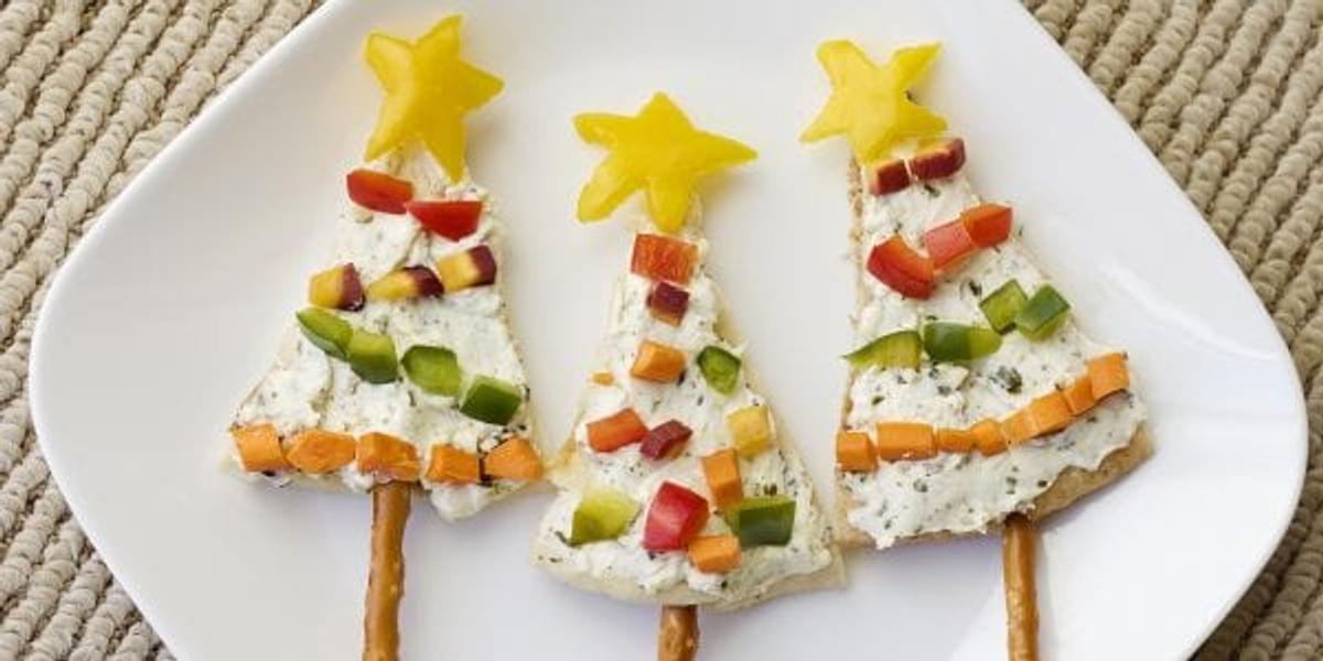 Healthier Holidays: Mini Christmas Tree Snacks