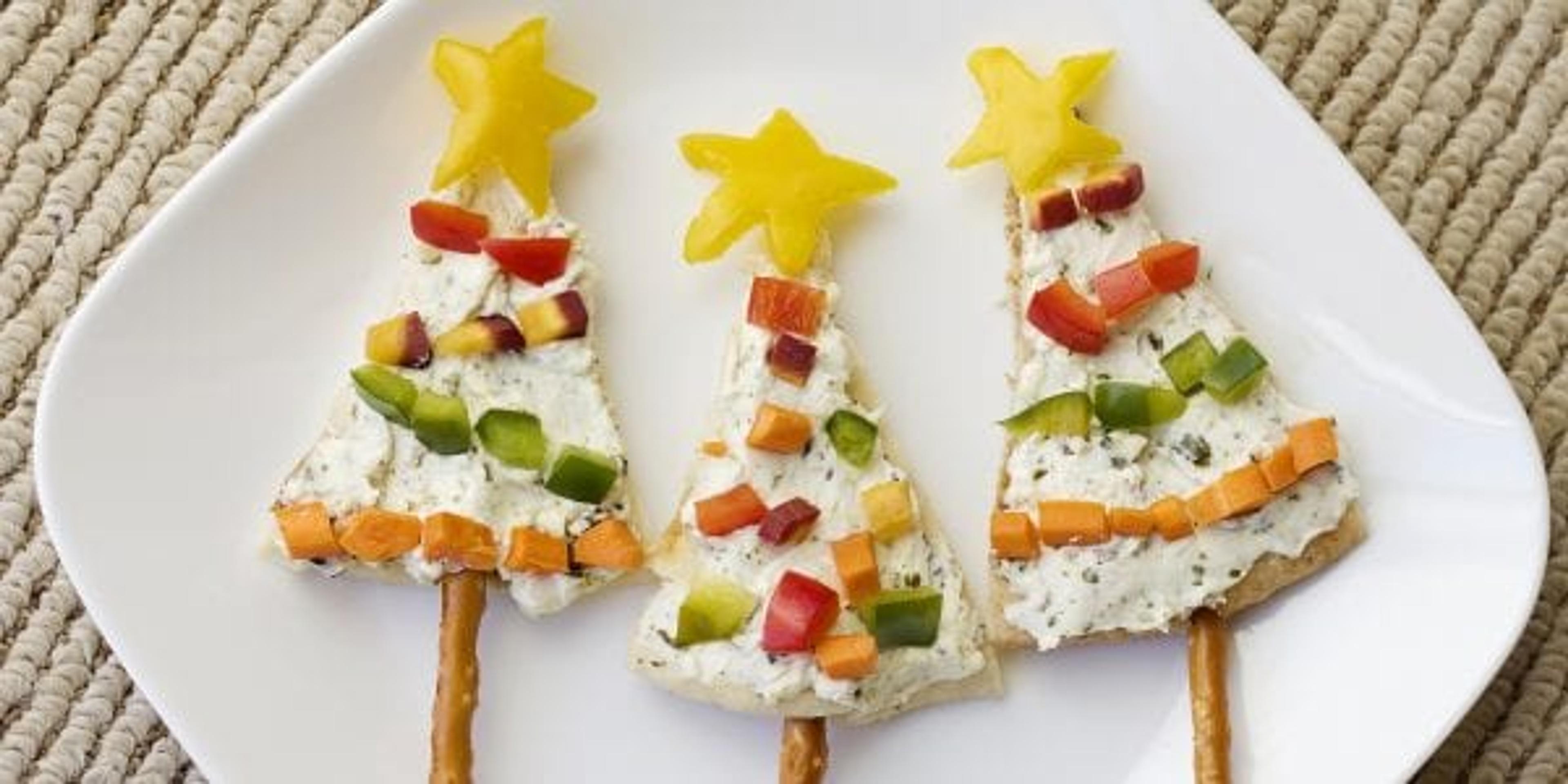 mini christmas tree snacks