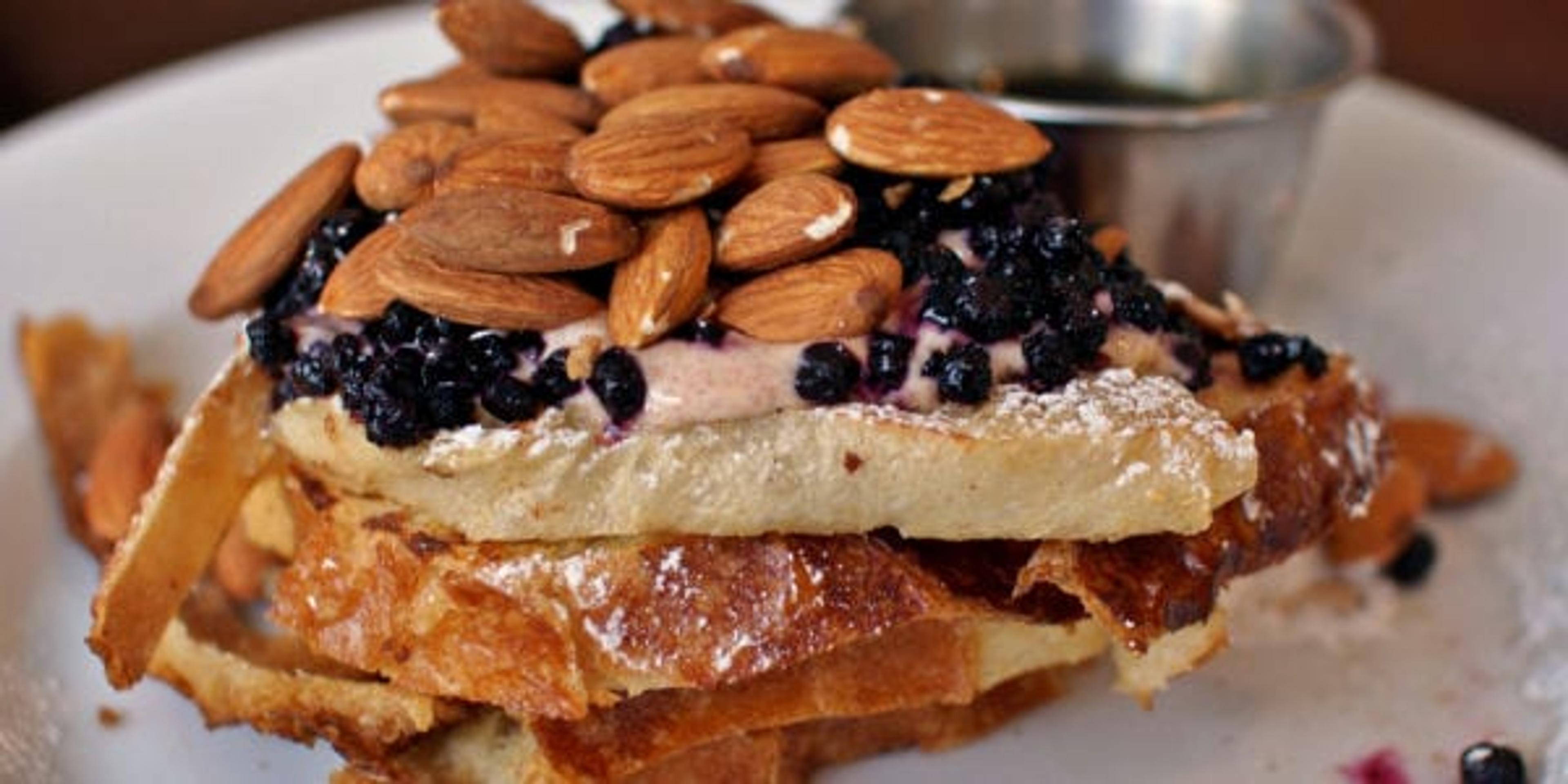 Blueberry Almond French Toast