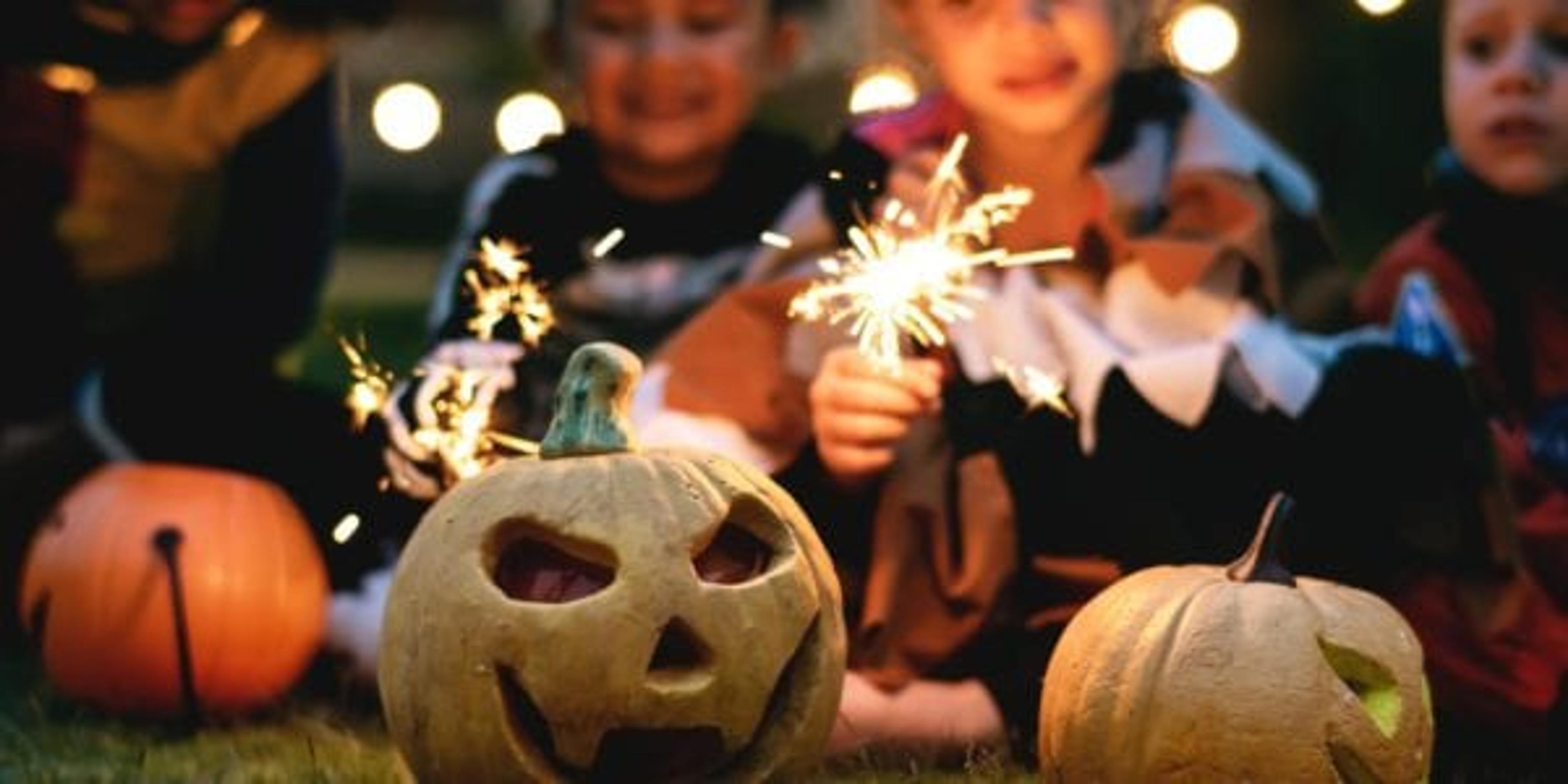 Kids and Pumpkins