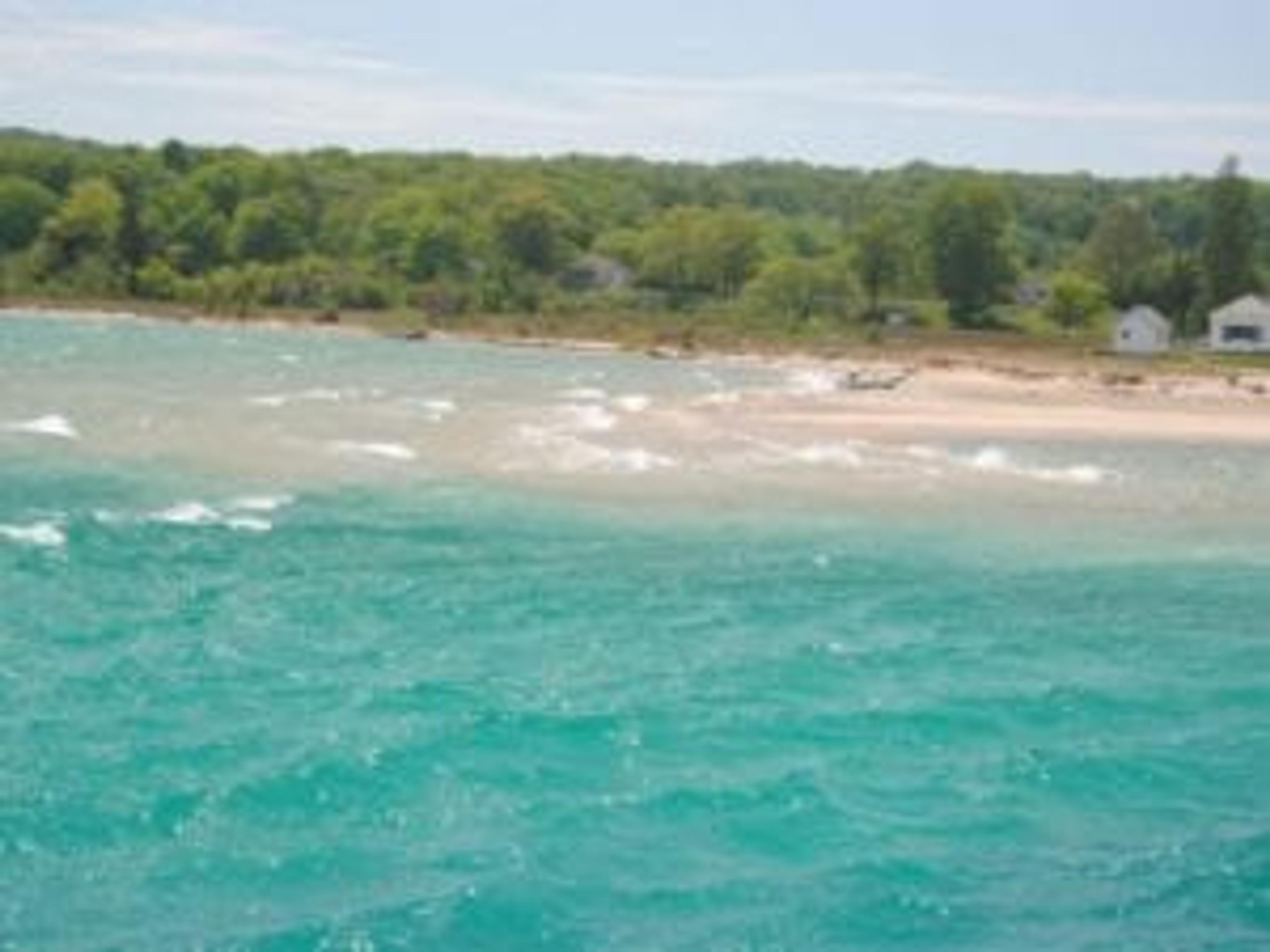 beach with clear blue water