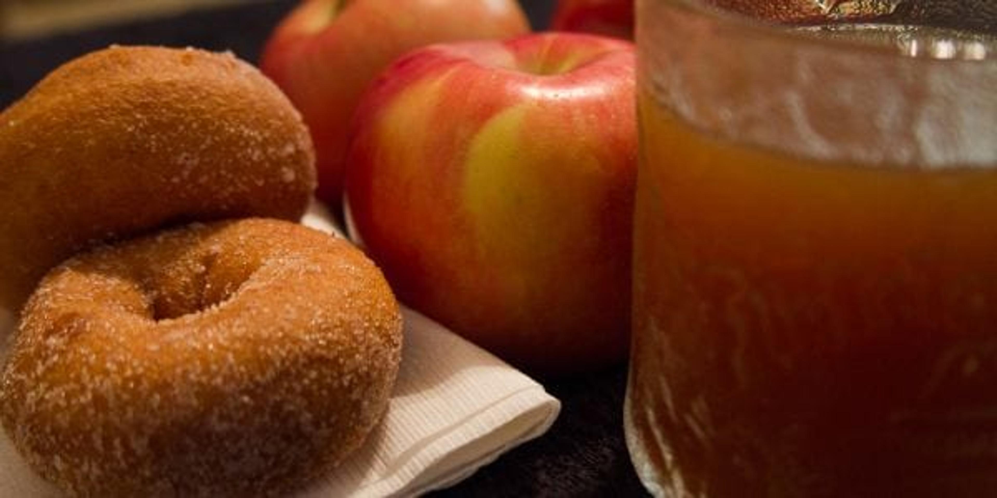 Apple cider and donuts