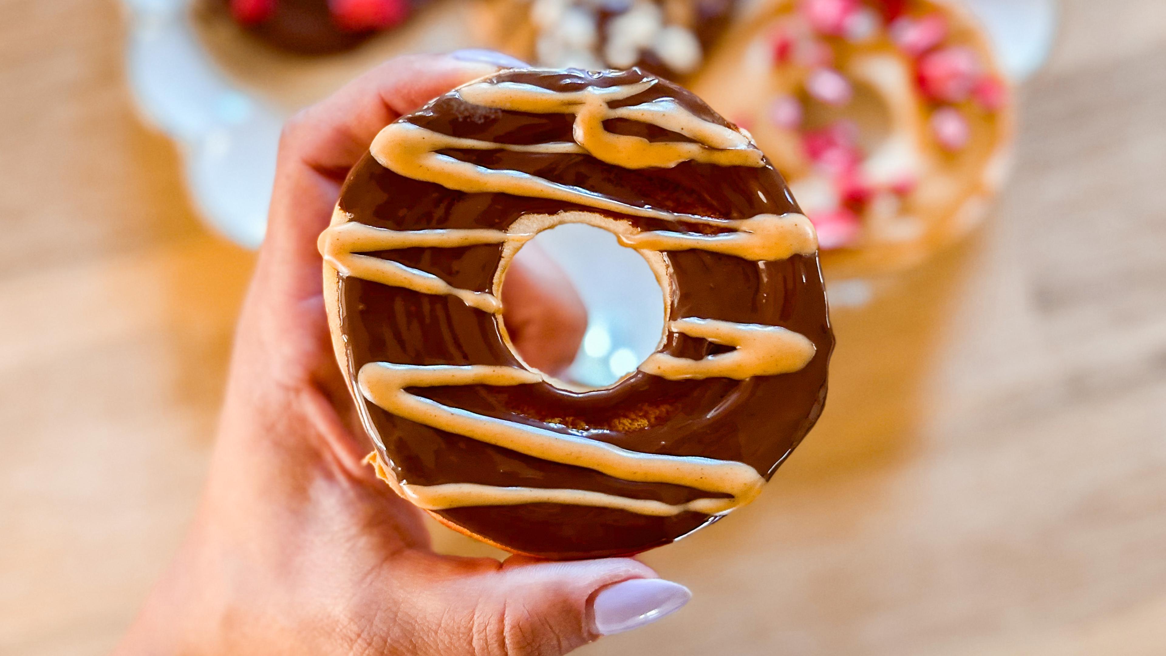 Drizzled Apple “Donut” Snacks