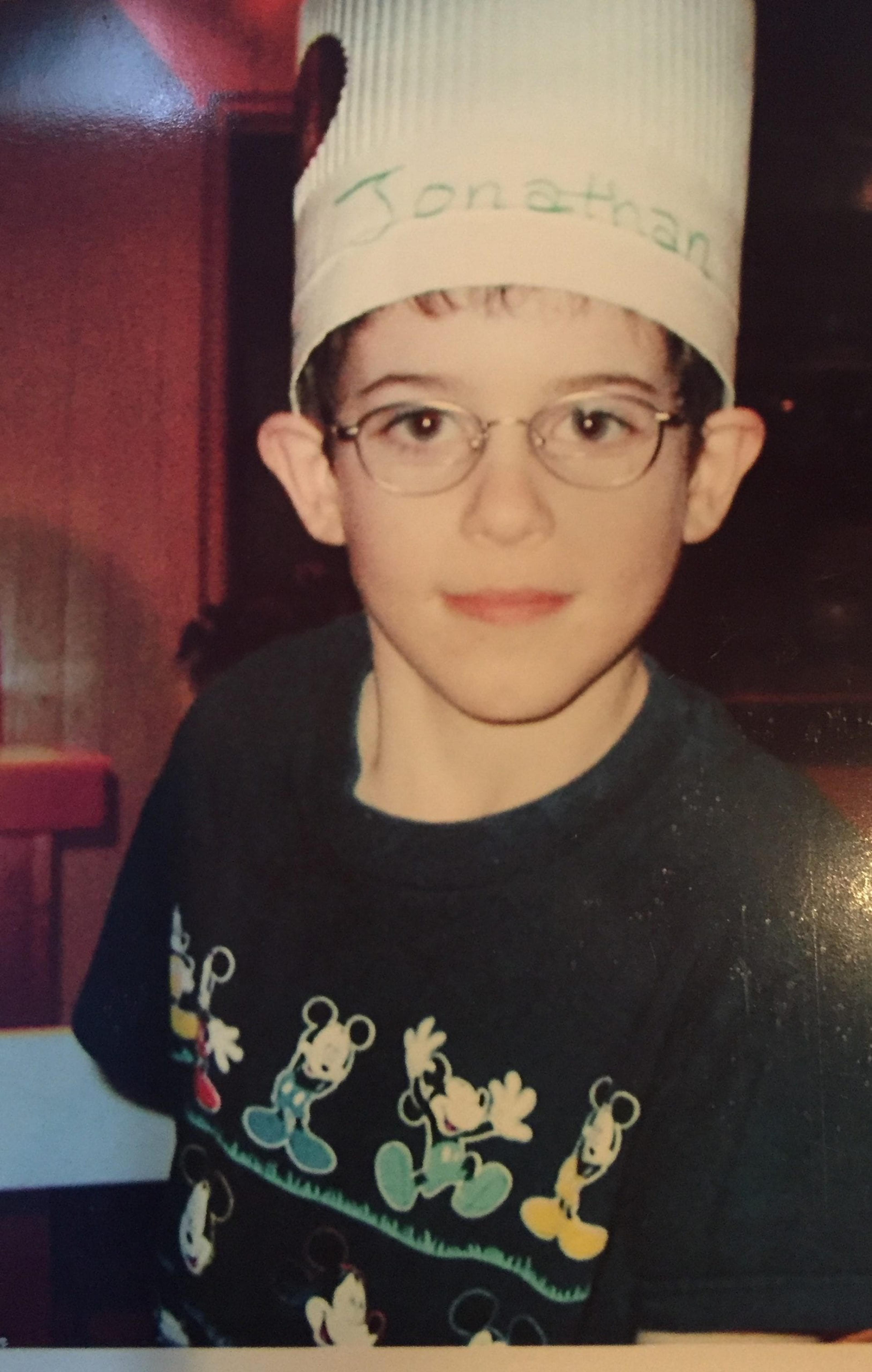Jonathan at age 8