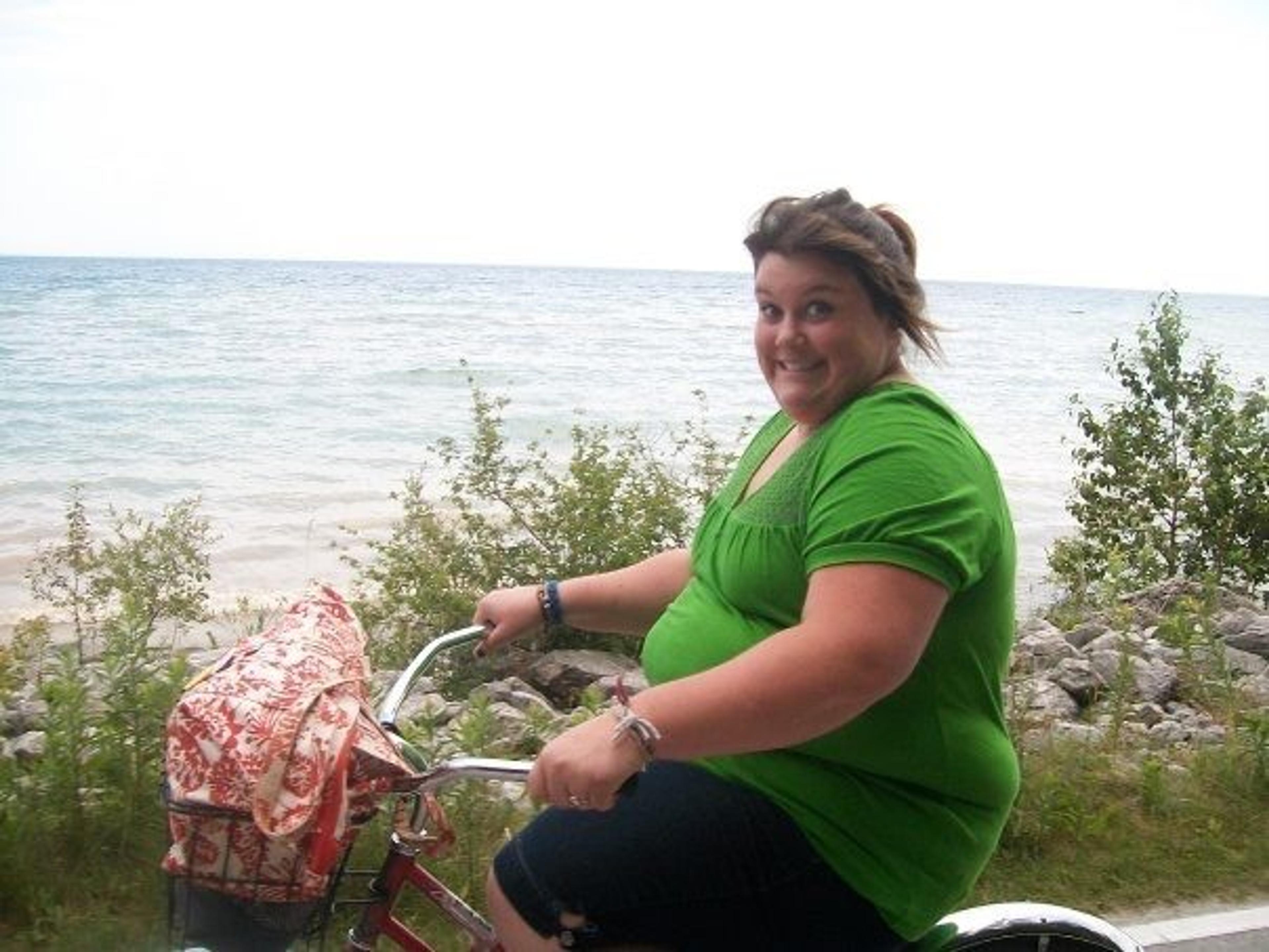 Ashley Fredricks before her dramatic weight loss.