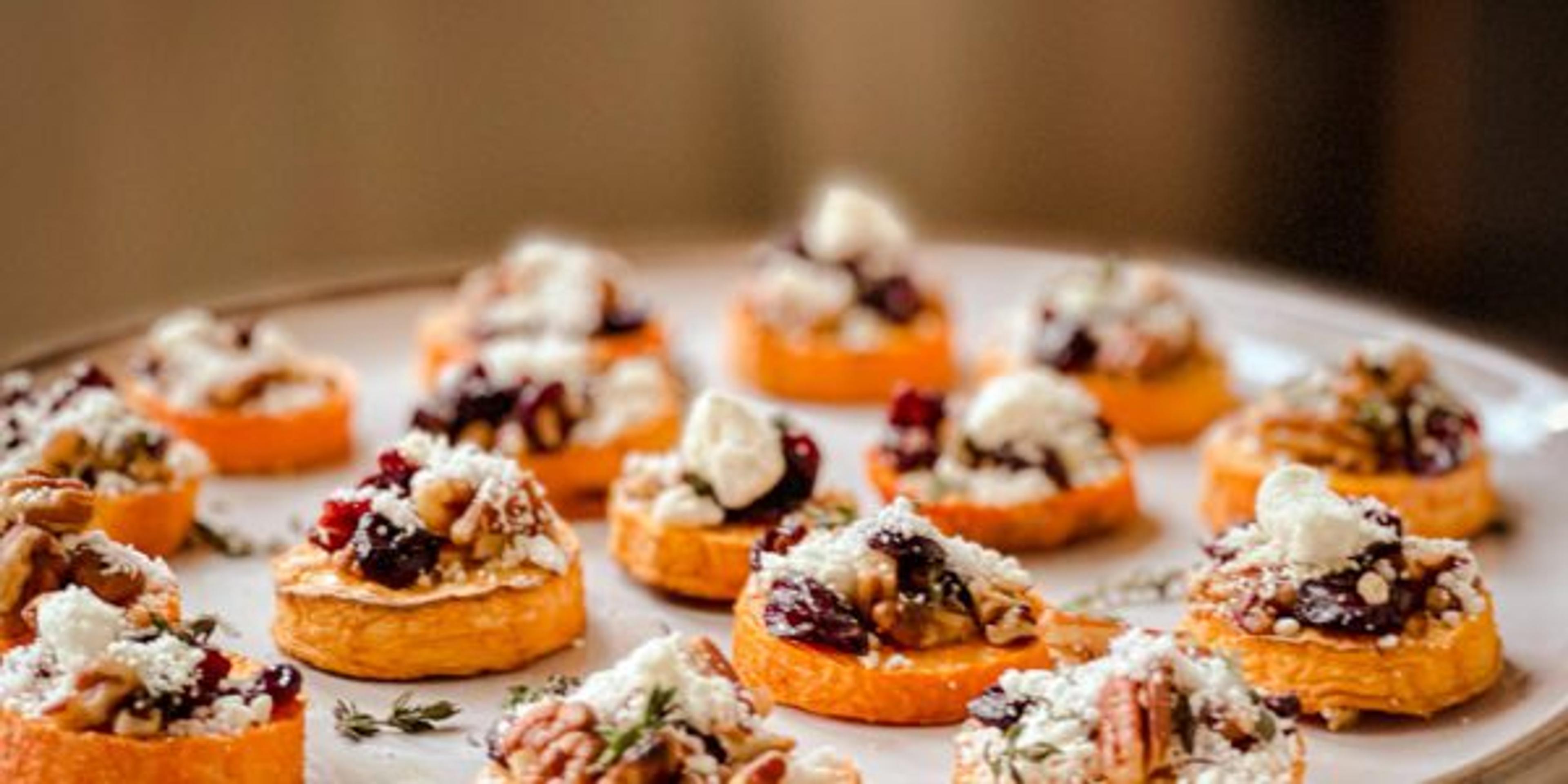 Savory Sweet Potato Appetizer Bites