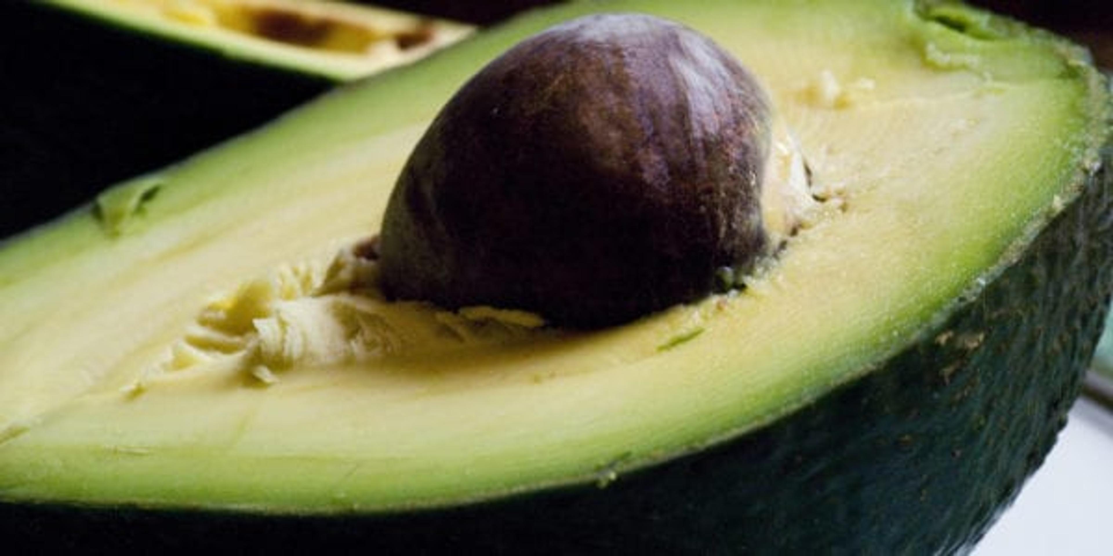 avocado close up