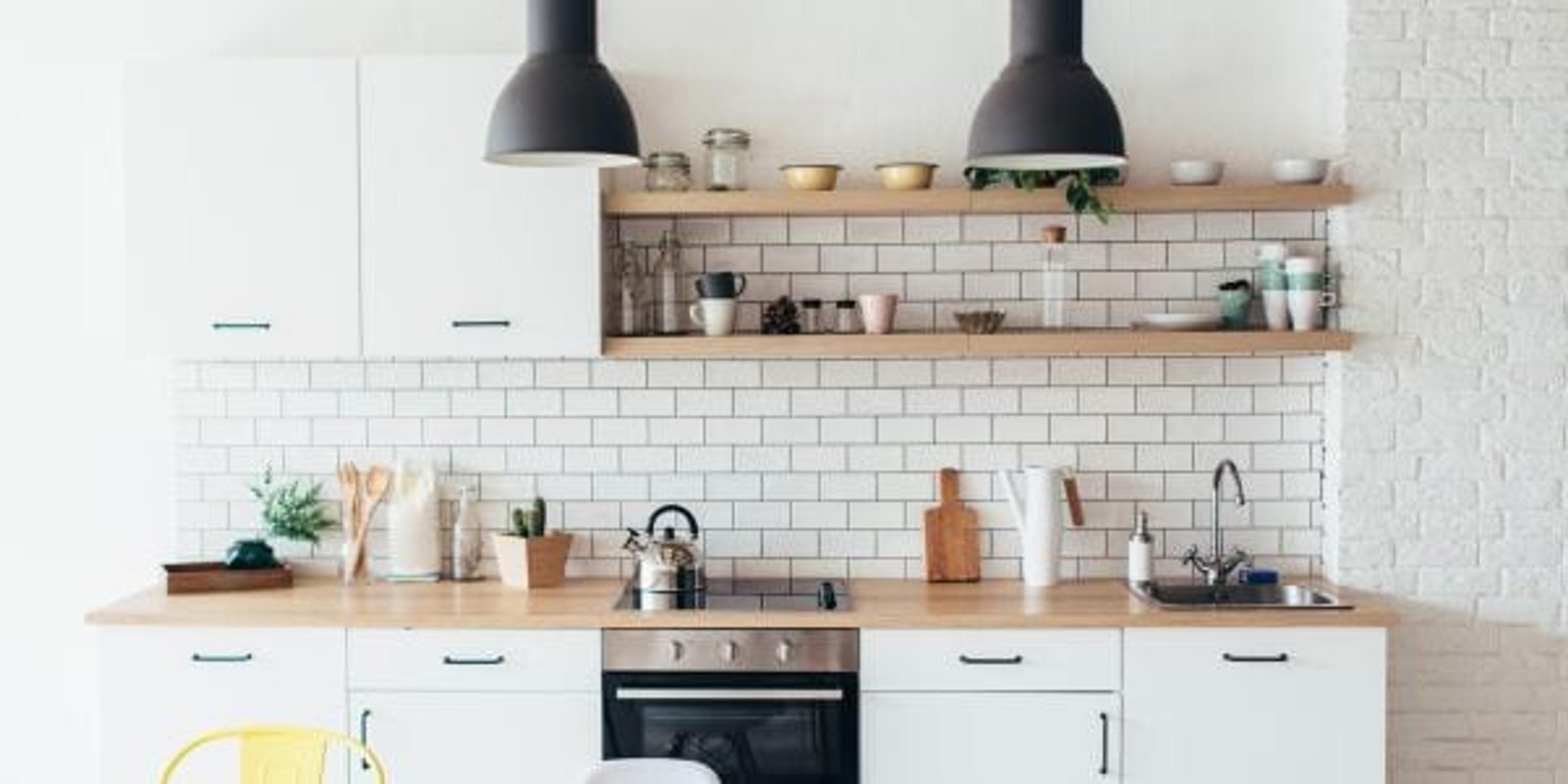 Image of a modern, organized kitchen.