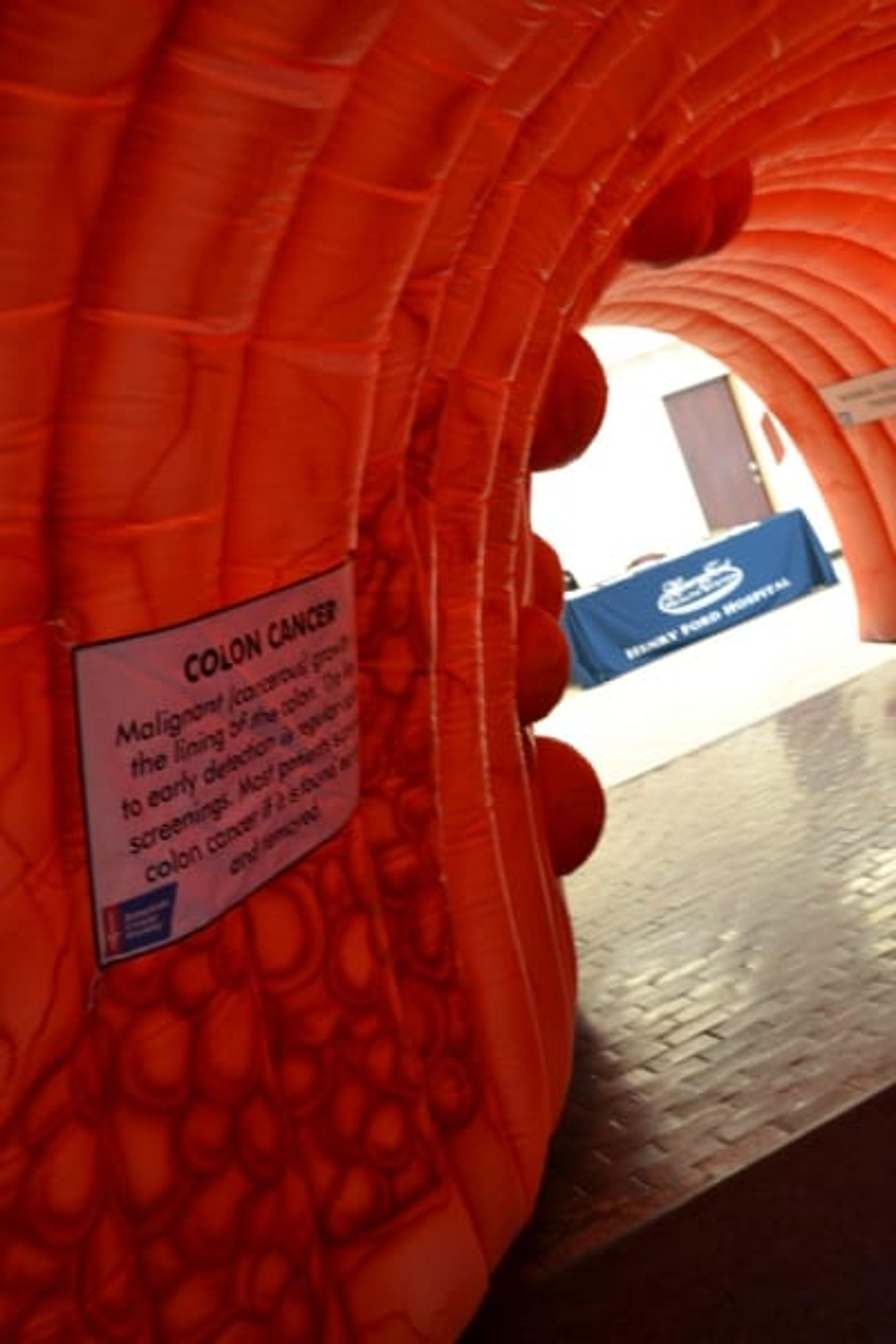 Colorectal Cancer Information Inflatable Tunnel