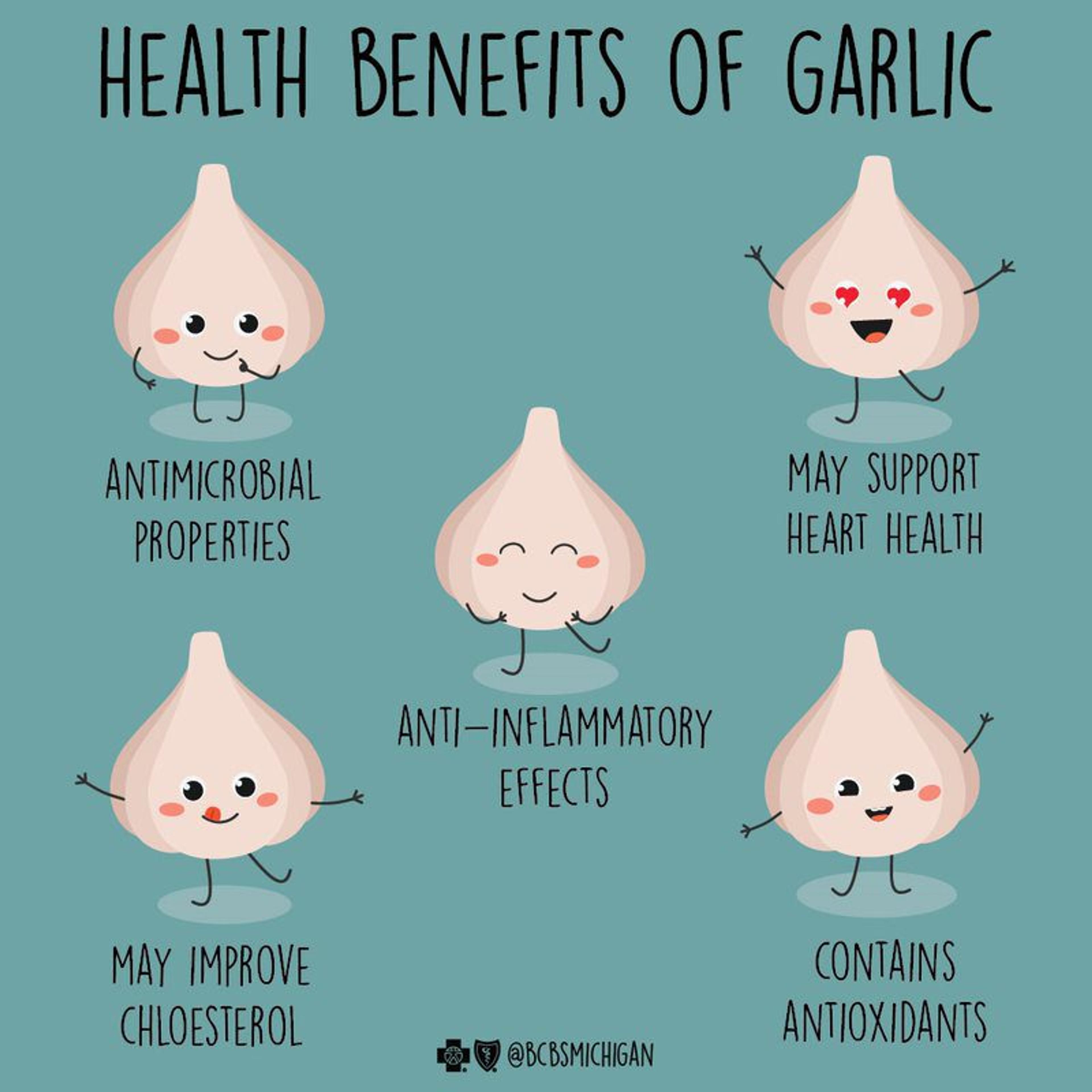 Health benefits of garlic