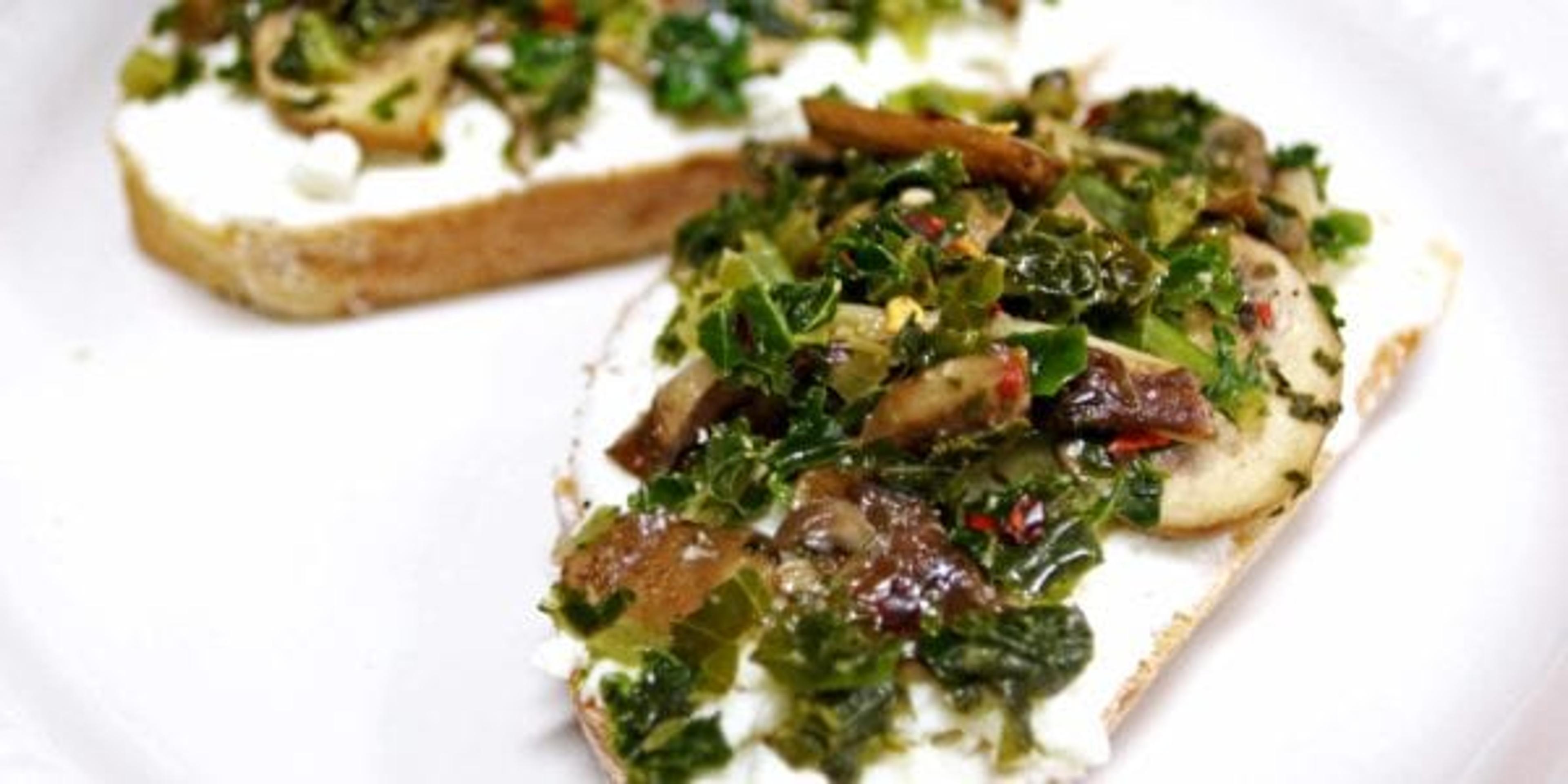 Kale Ricotta Toast