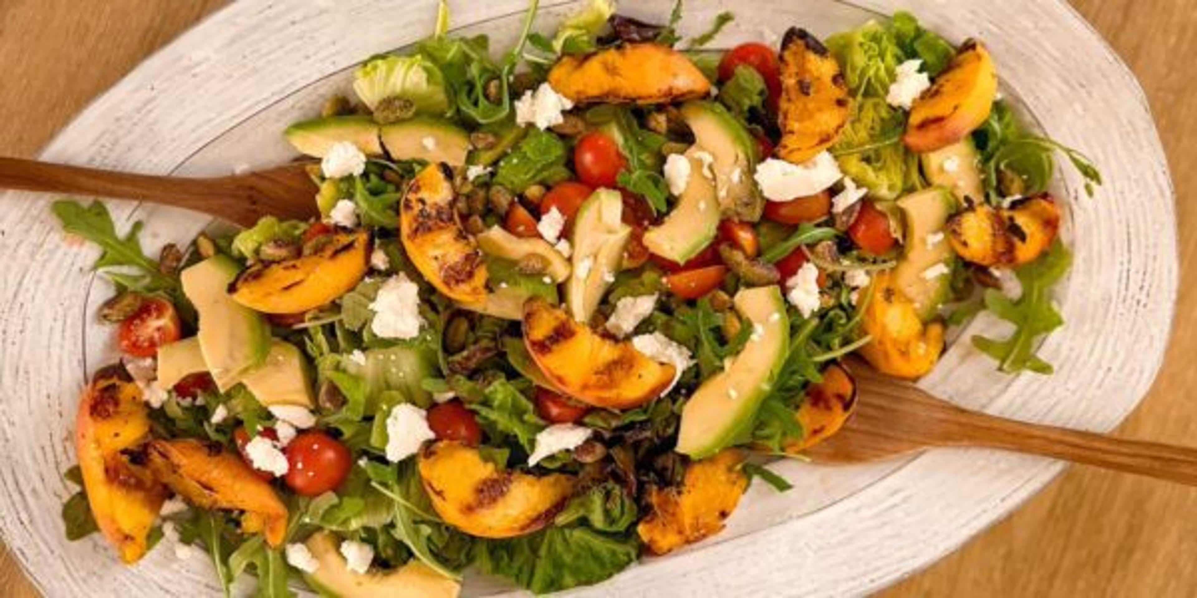 Grilled Peach Salad