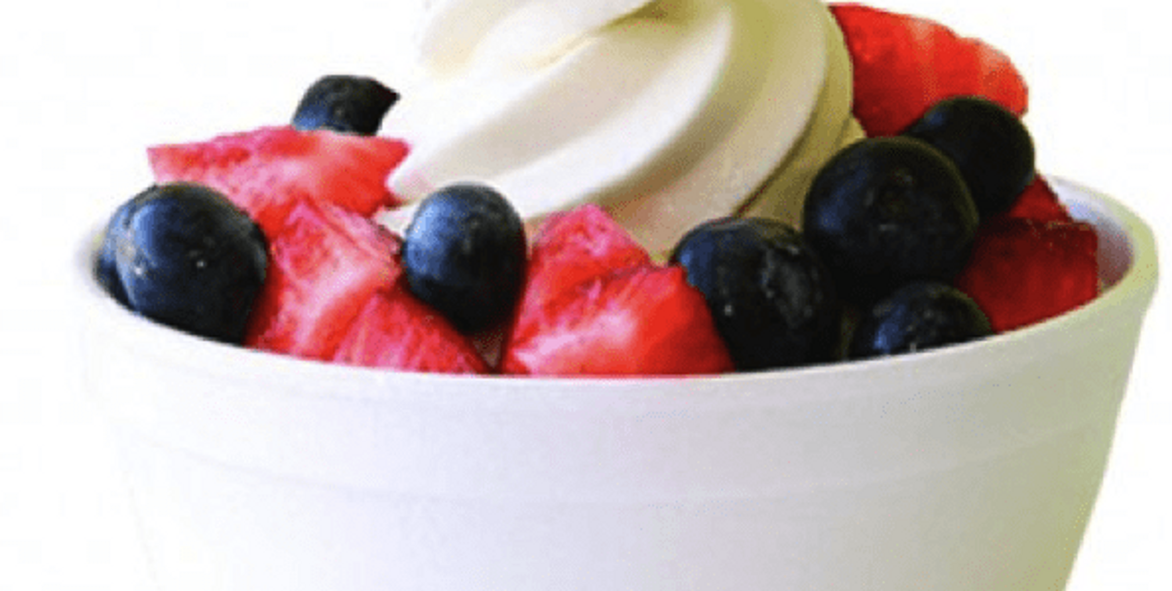 Guilt free frozen yogurt