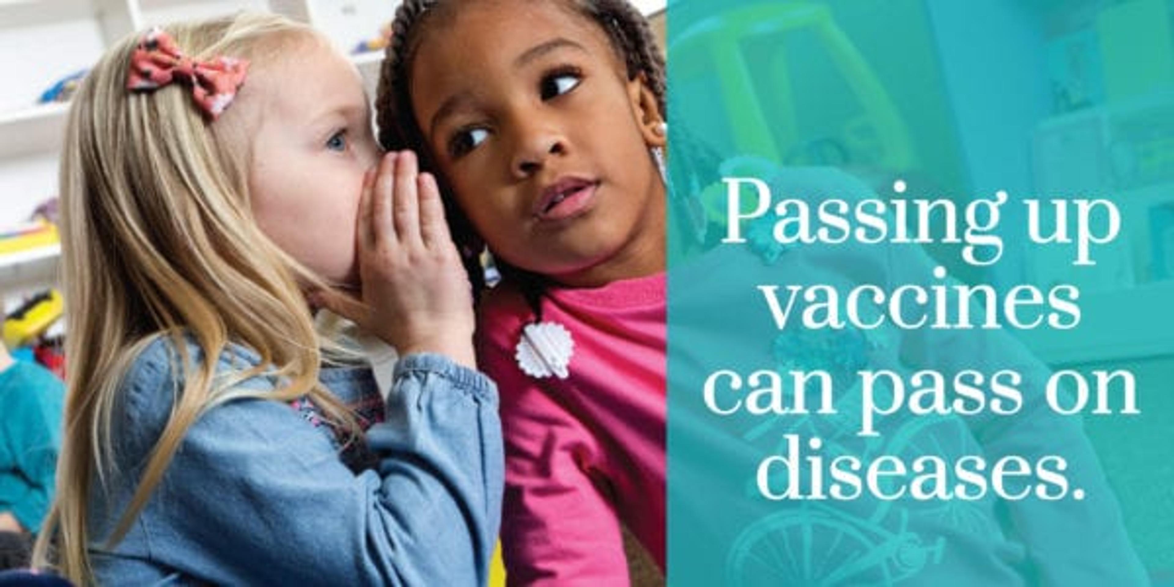 Passing up vaccines can pass on diseases