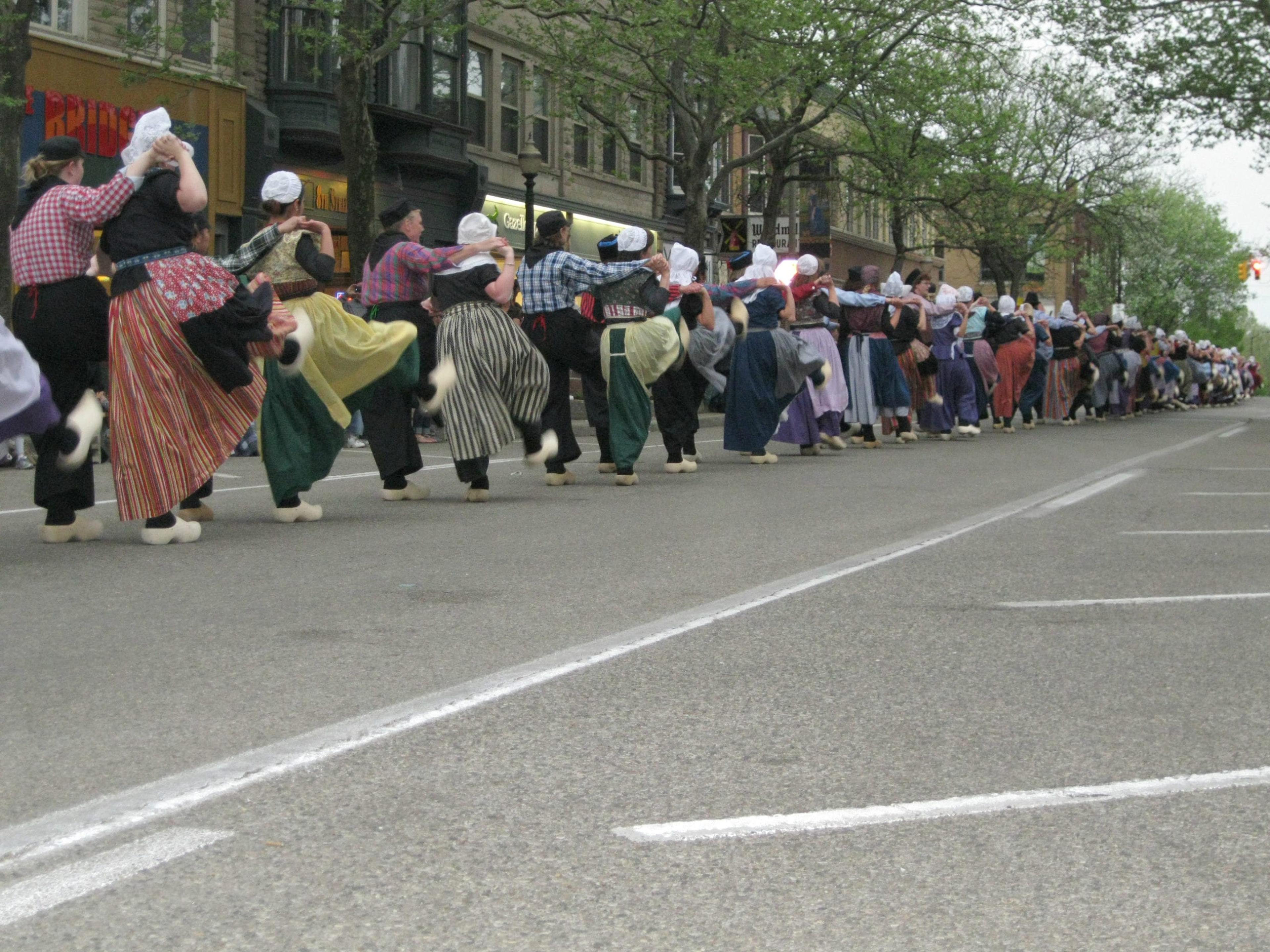 Dutch Dancing on the street