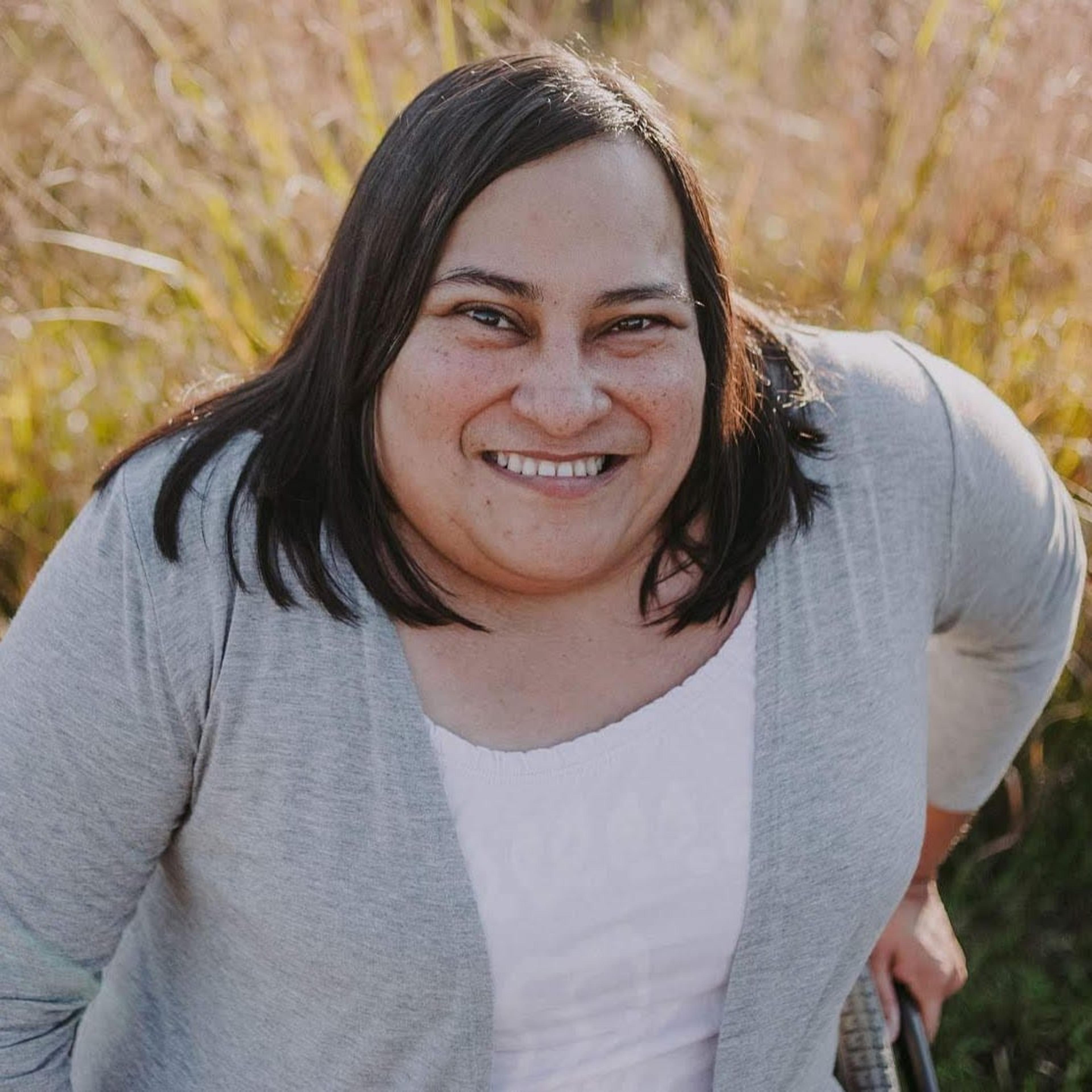 Lucia Rios is a writer and an accessibility activist.