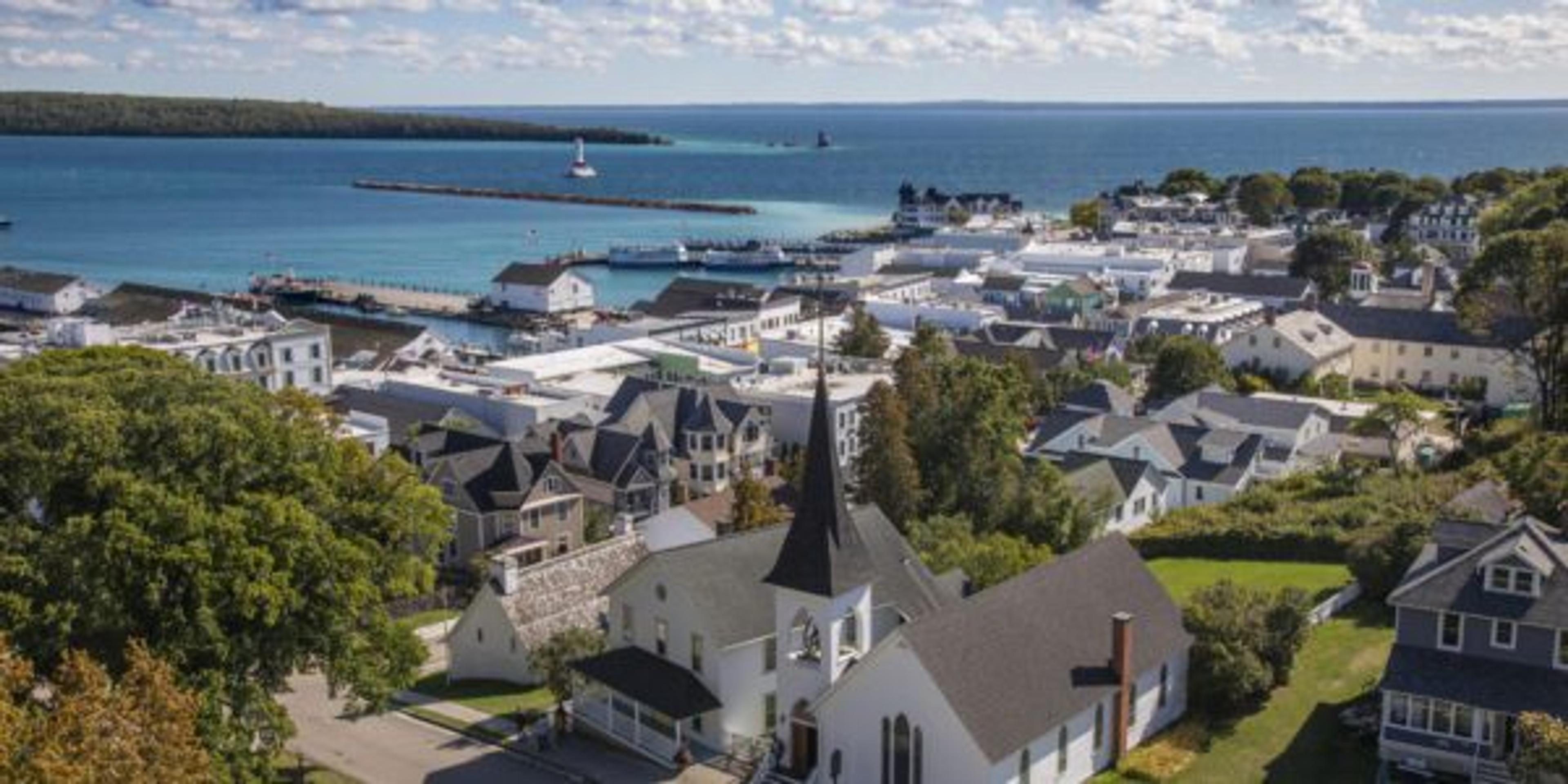 Mackinaw Island Town View