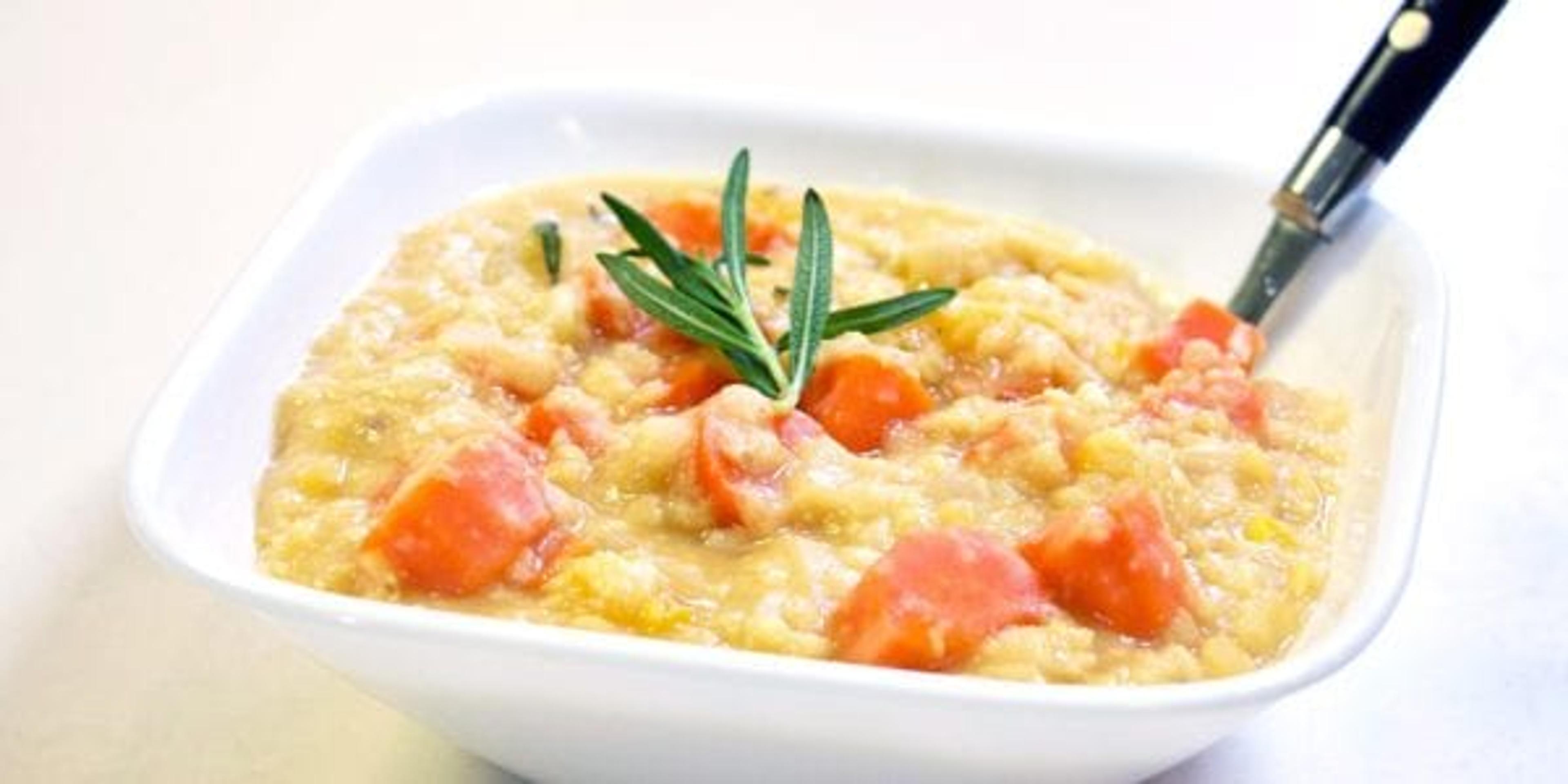 Lemon lentil soup