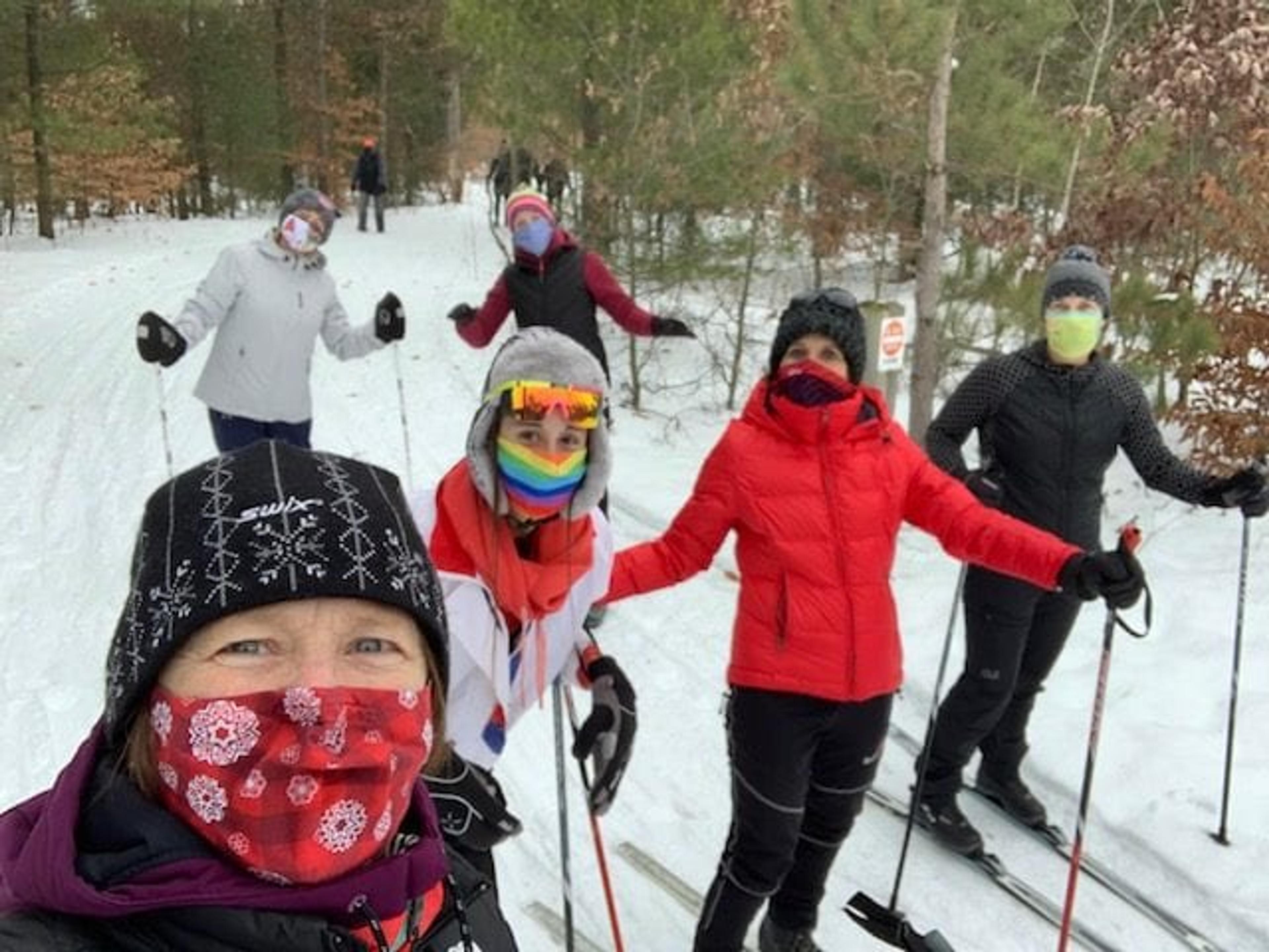 Ski evenings during the pandemic.