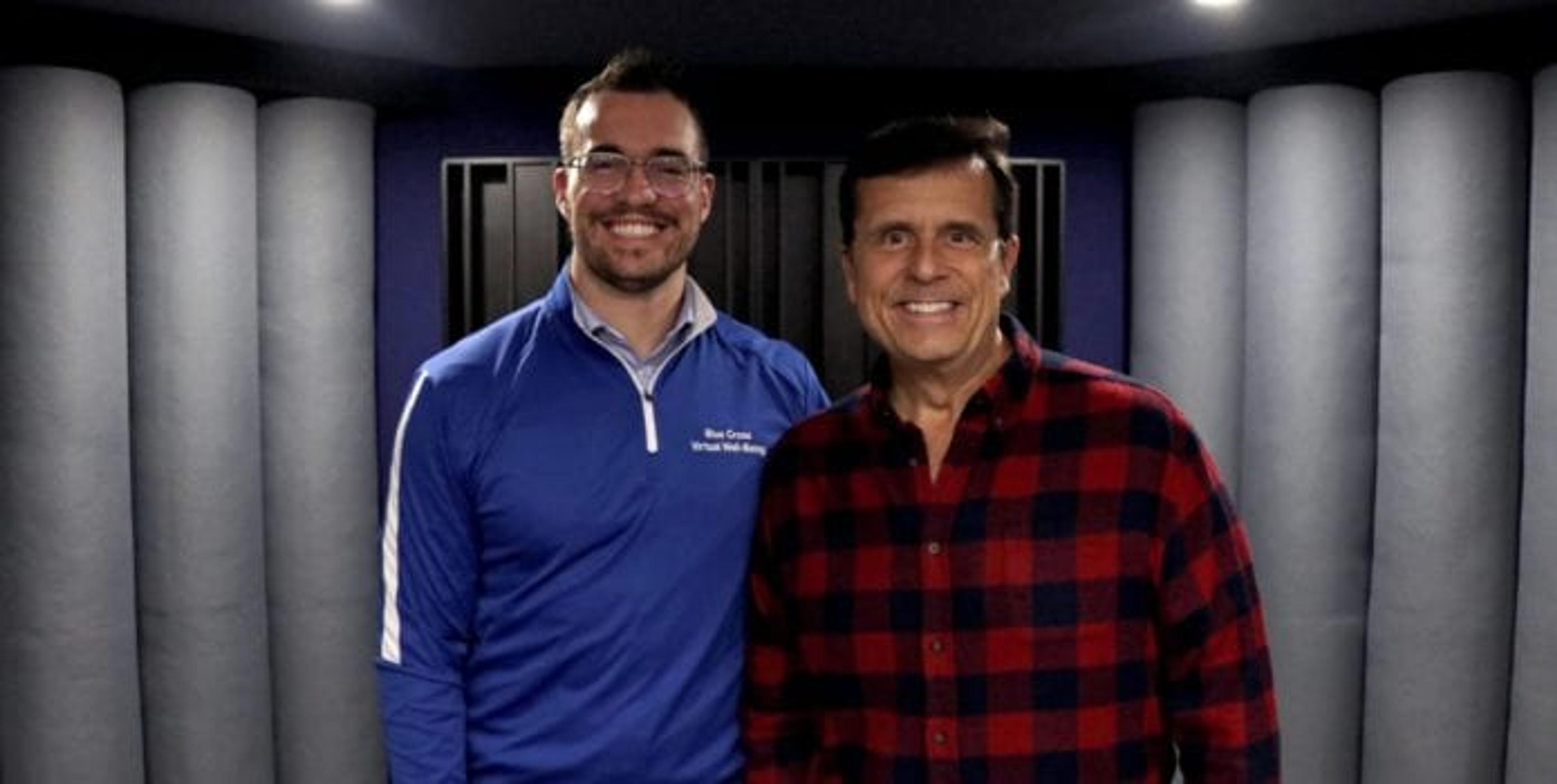 Chuck Gaidica with Dan Muncey