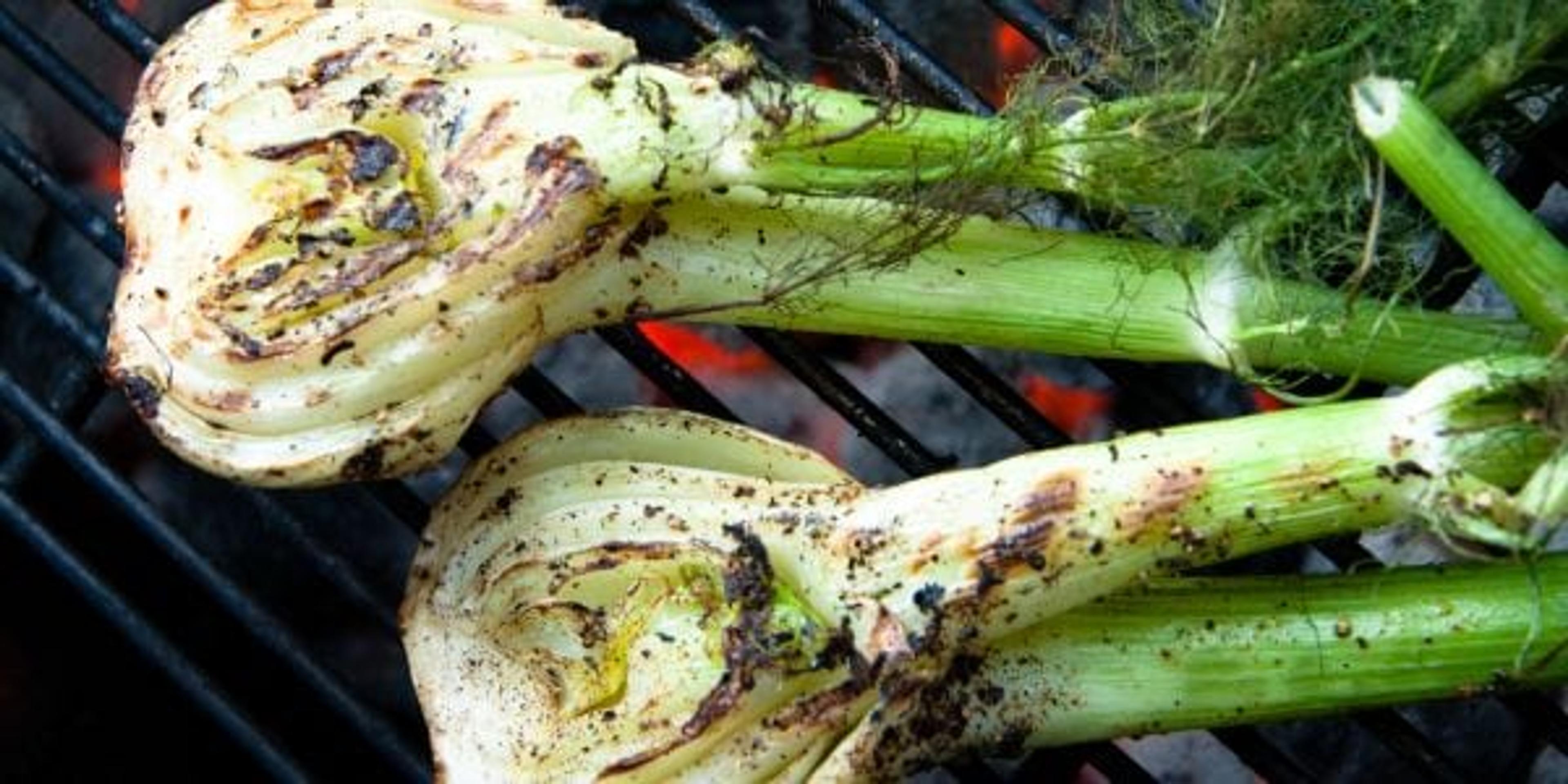 Grilled fennel