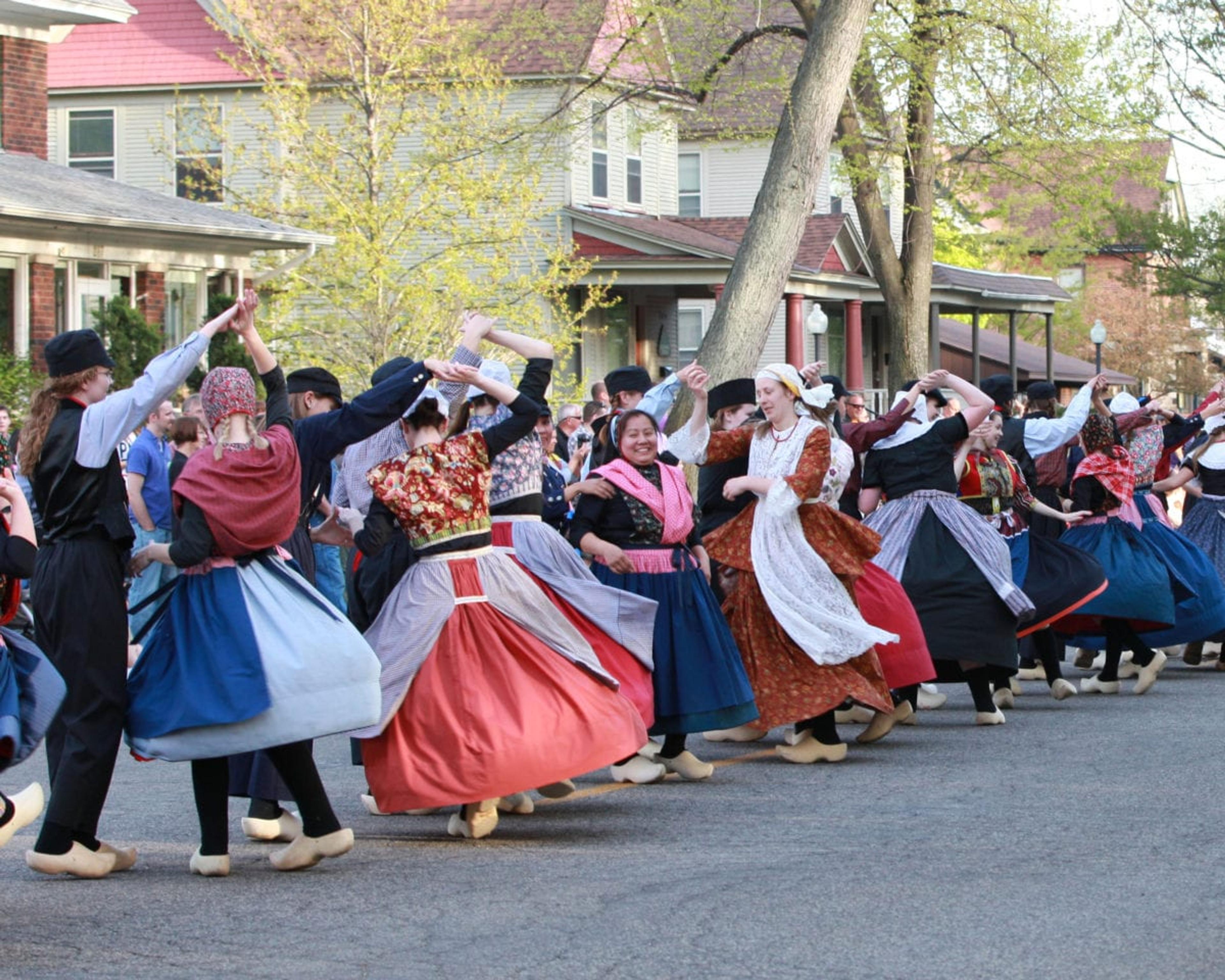 Dutch dancing is a must-see event at Tulip Time.