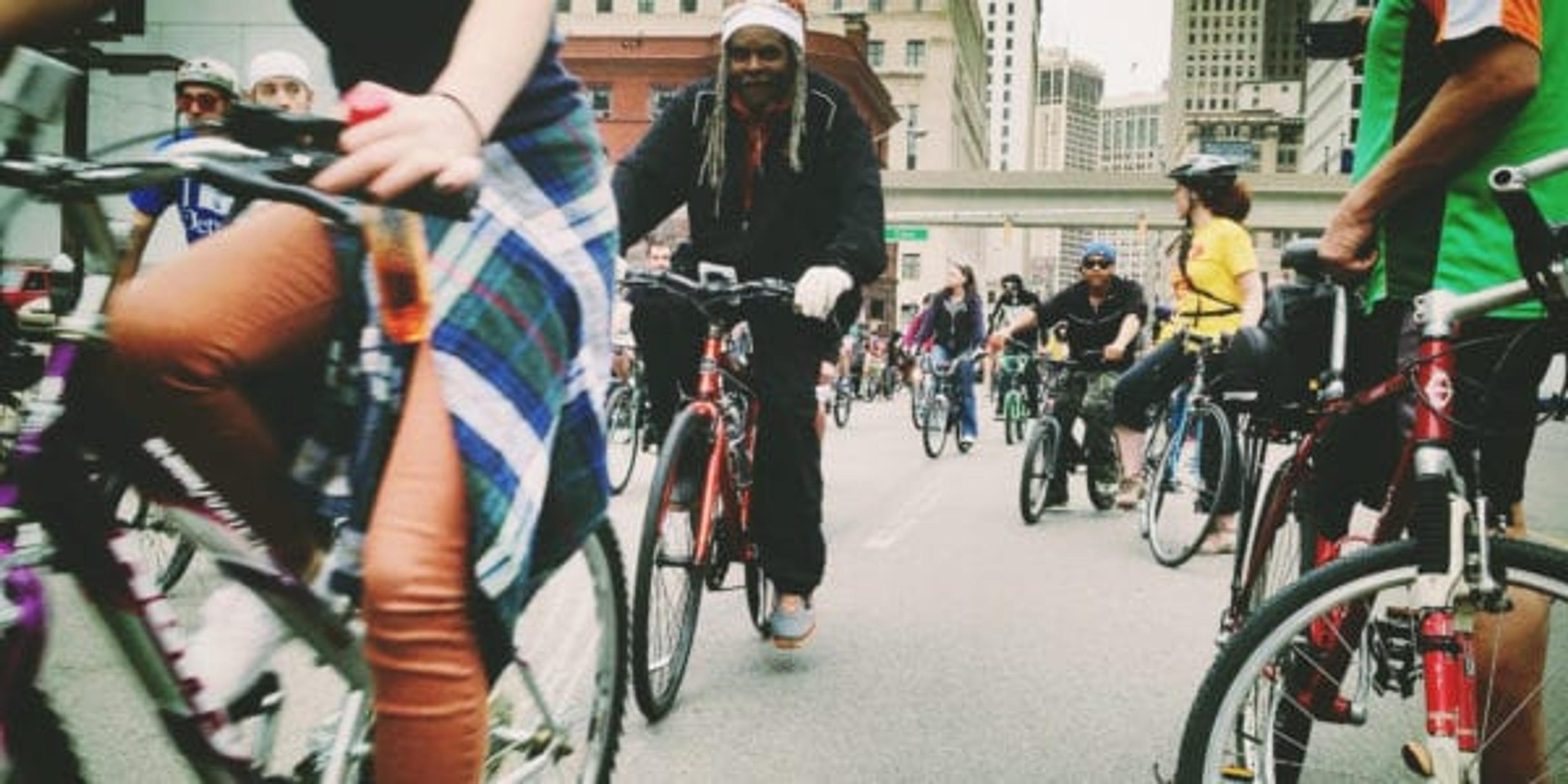 a group of cyclists