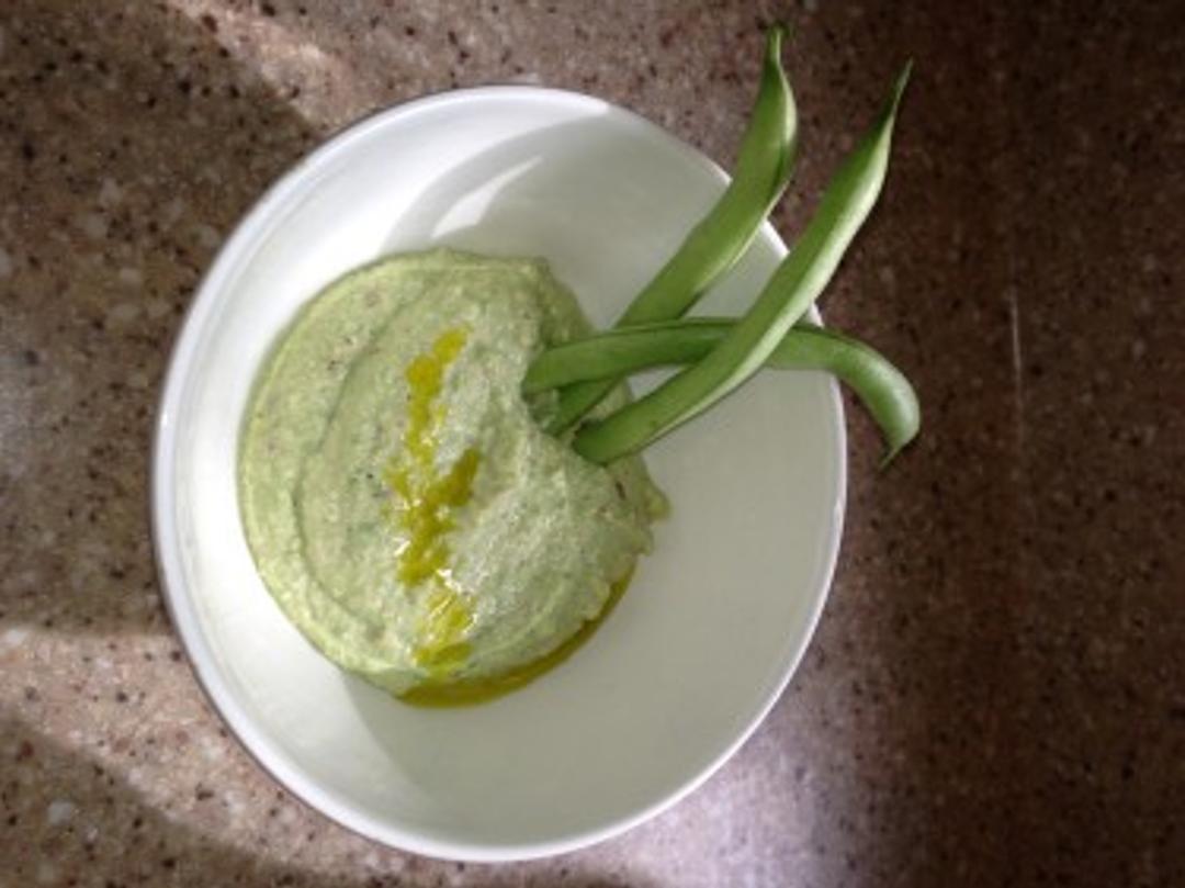Fresh from the farmer’s market Green bean hummus recipe