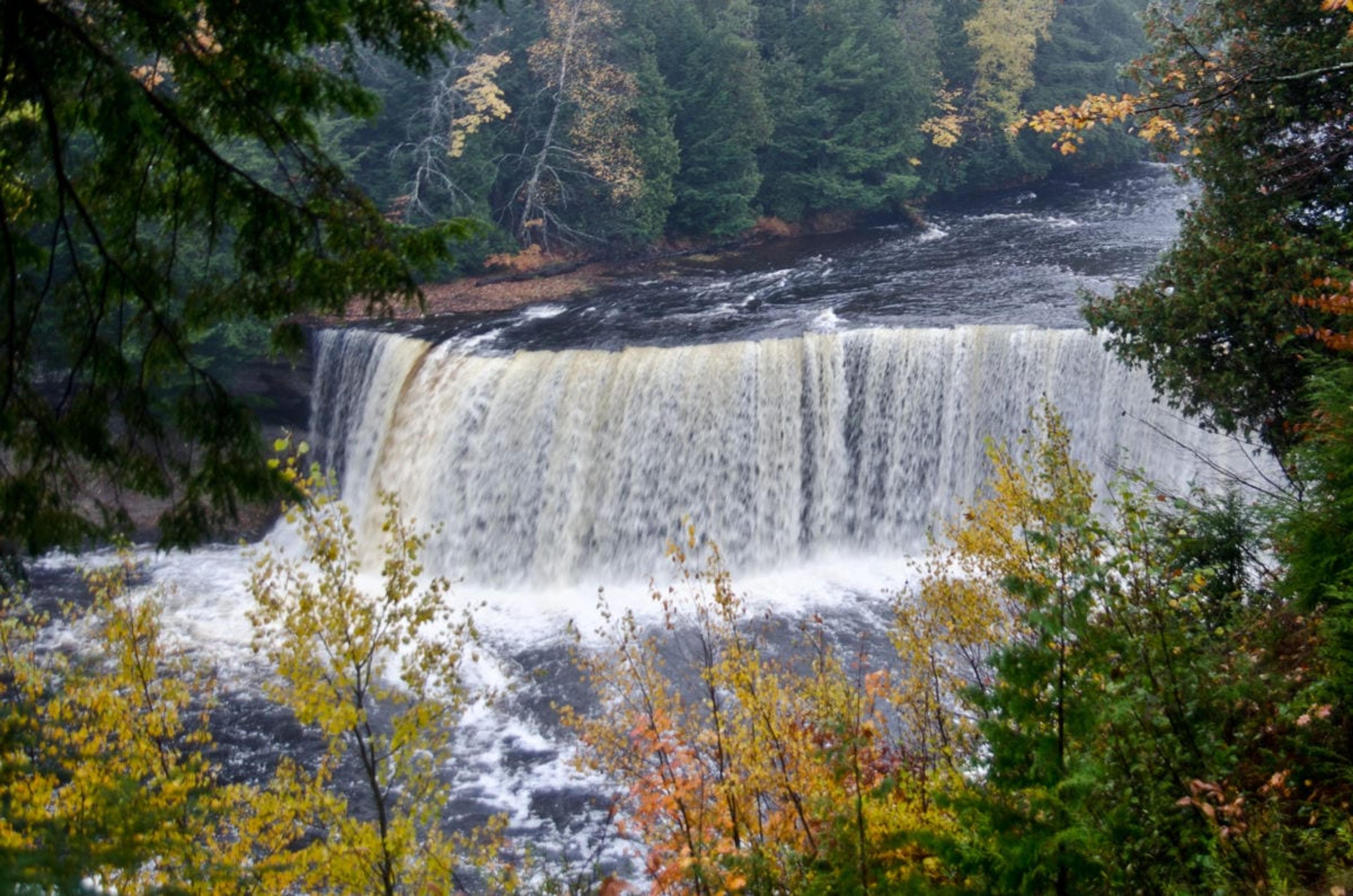 Tahquamenon Falls in fall.