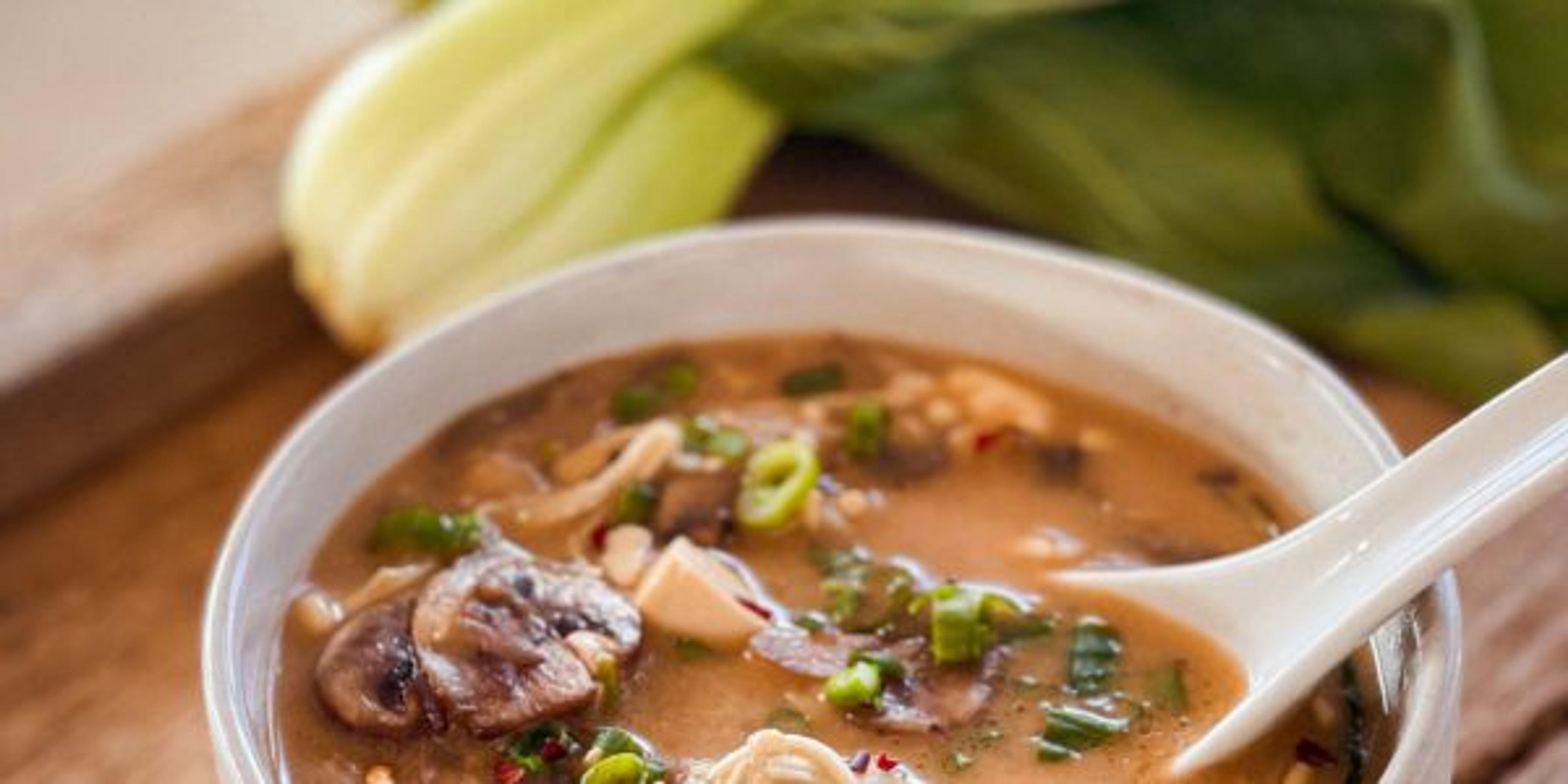 Creamy Lemongrass Mushroom and Tofu Soup