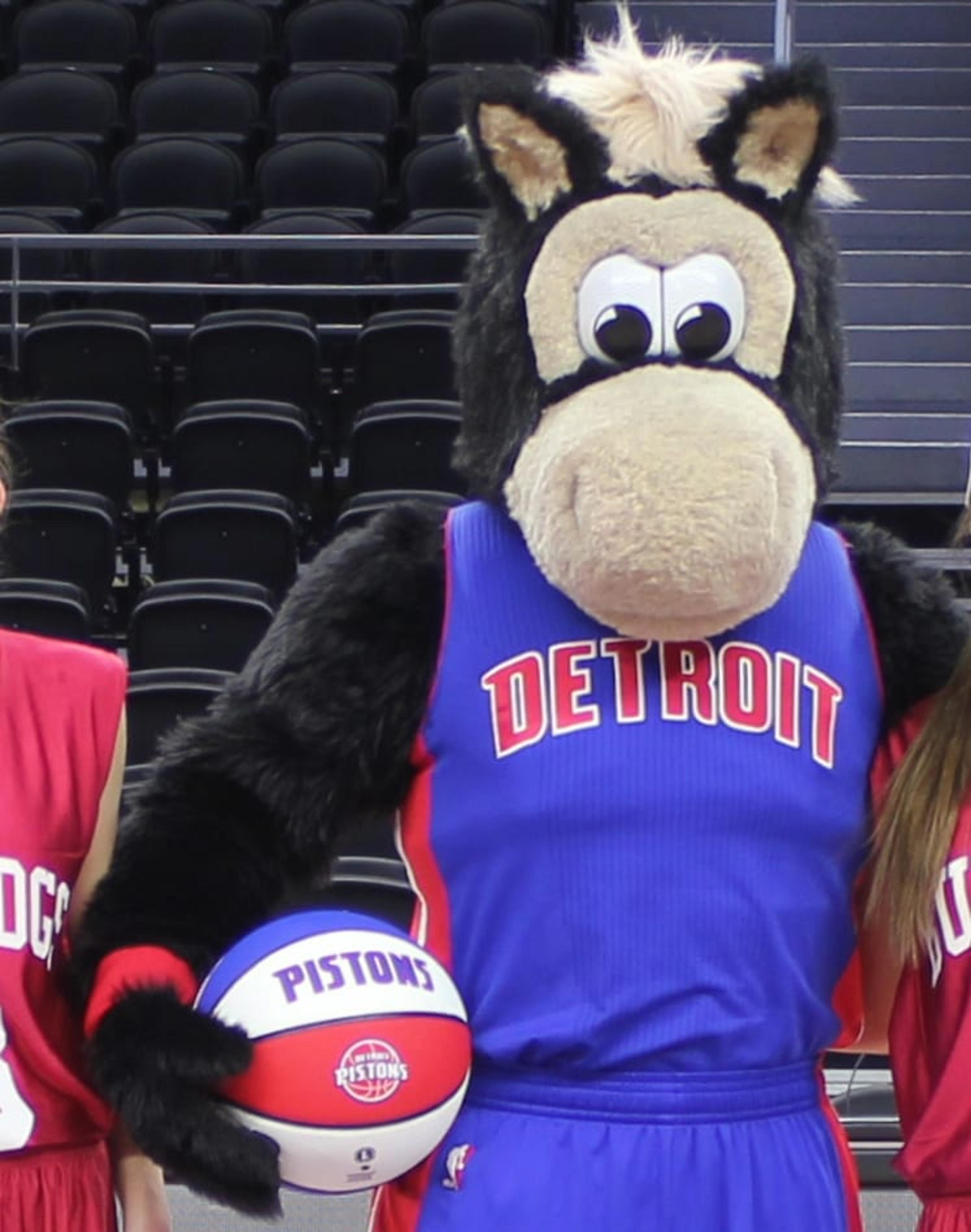 Detroit Pistons Mascot Hooper
