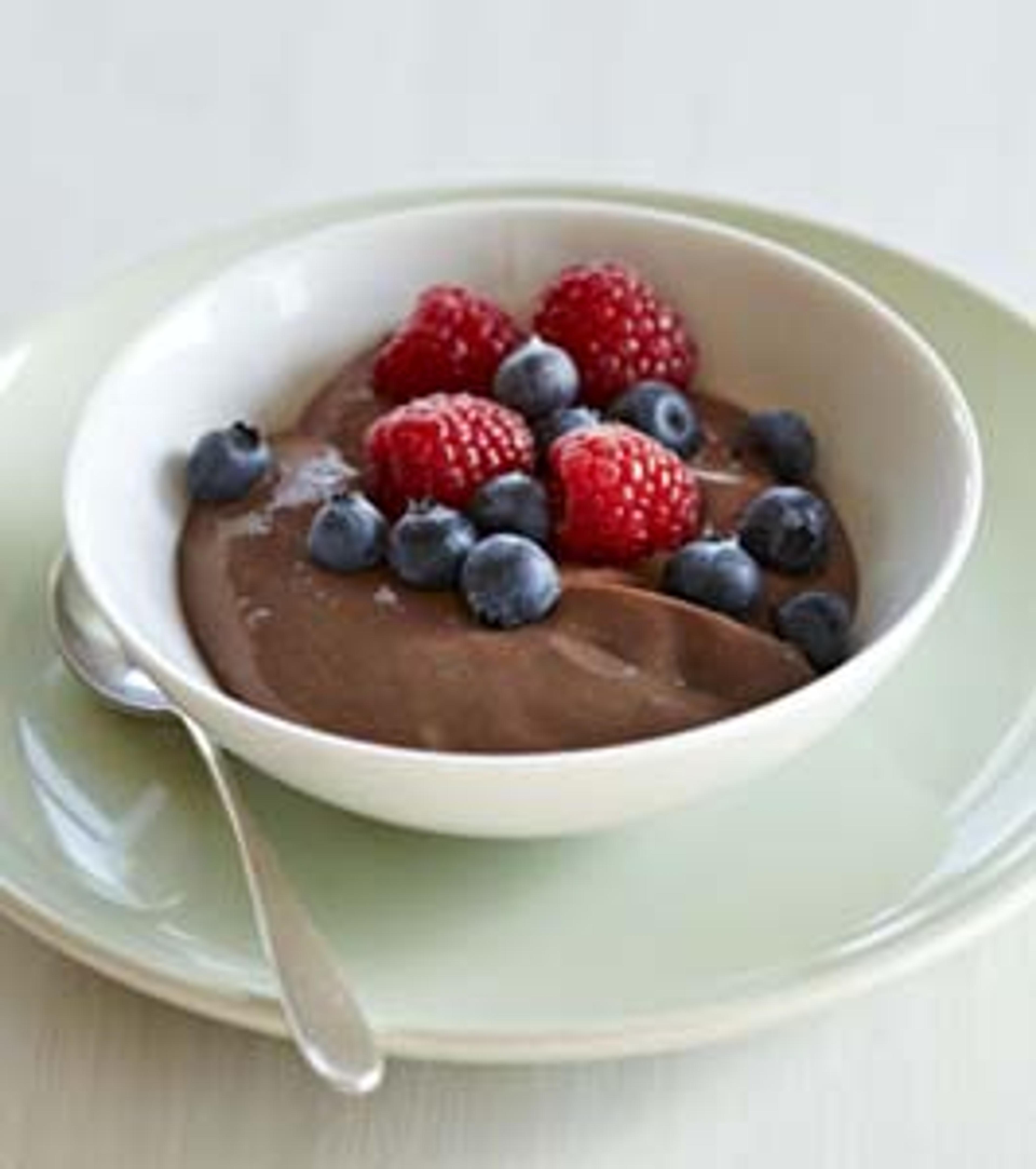 Decadent Chocolate Mousse with Berries