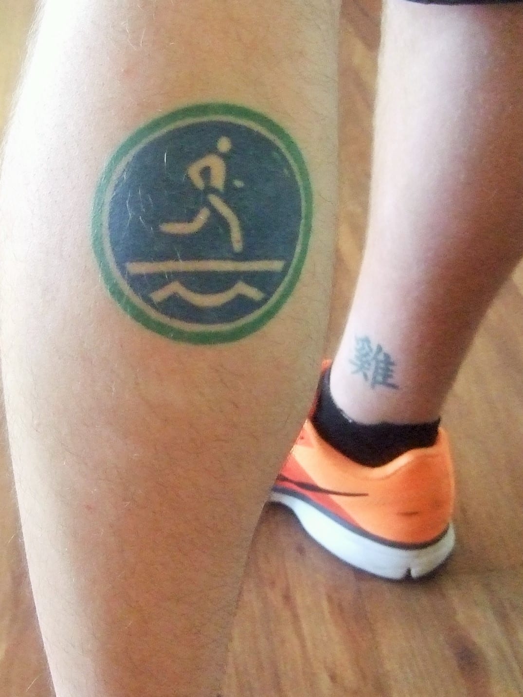 Tattoo uploaded by Jonathan Fritz • Running tattoo to commemorate my 5k,  10k, hal marathon, and full marathon all done in 2 months. • Tattoodo