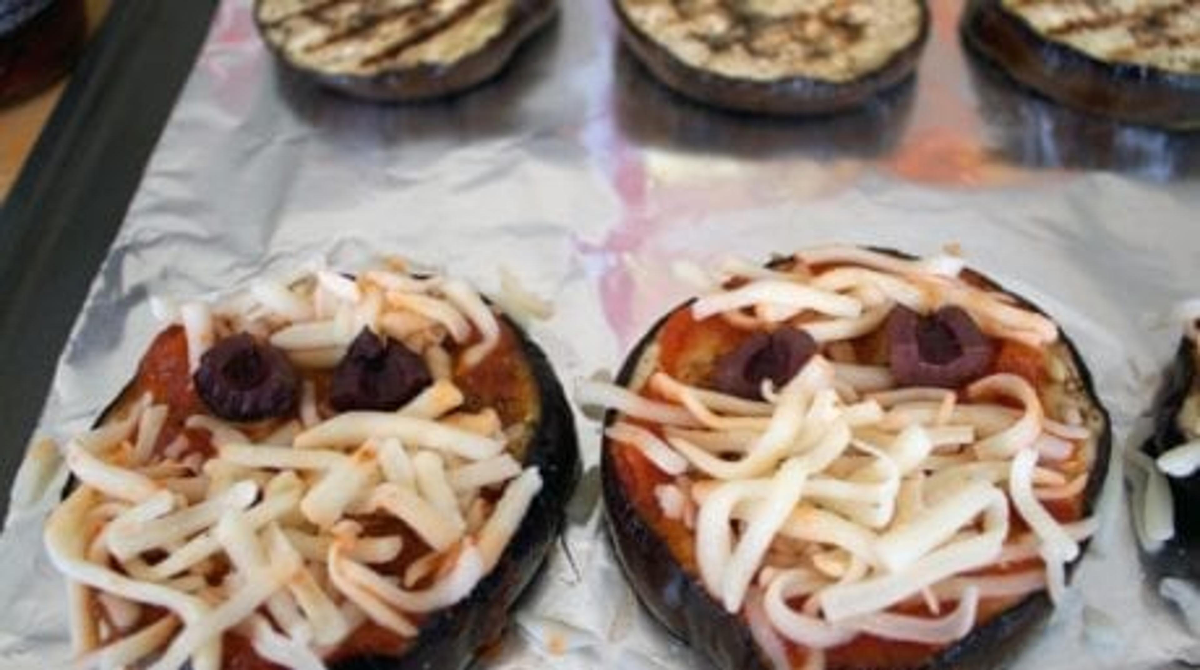 Eggplant Pizzas