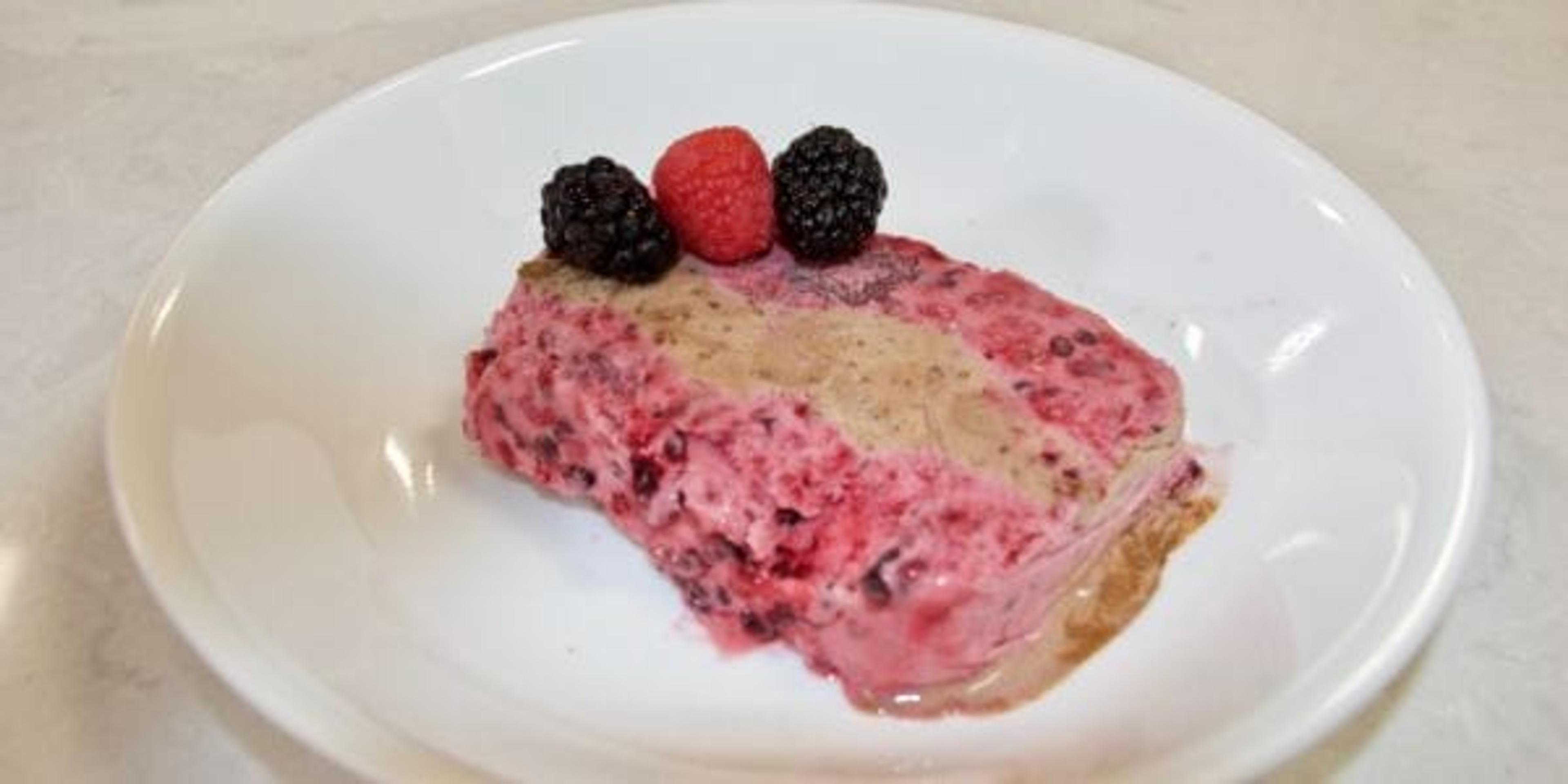 Frozen Raspberry-Chocolate Terrine