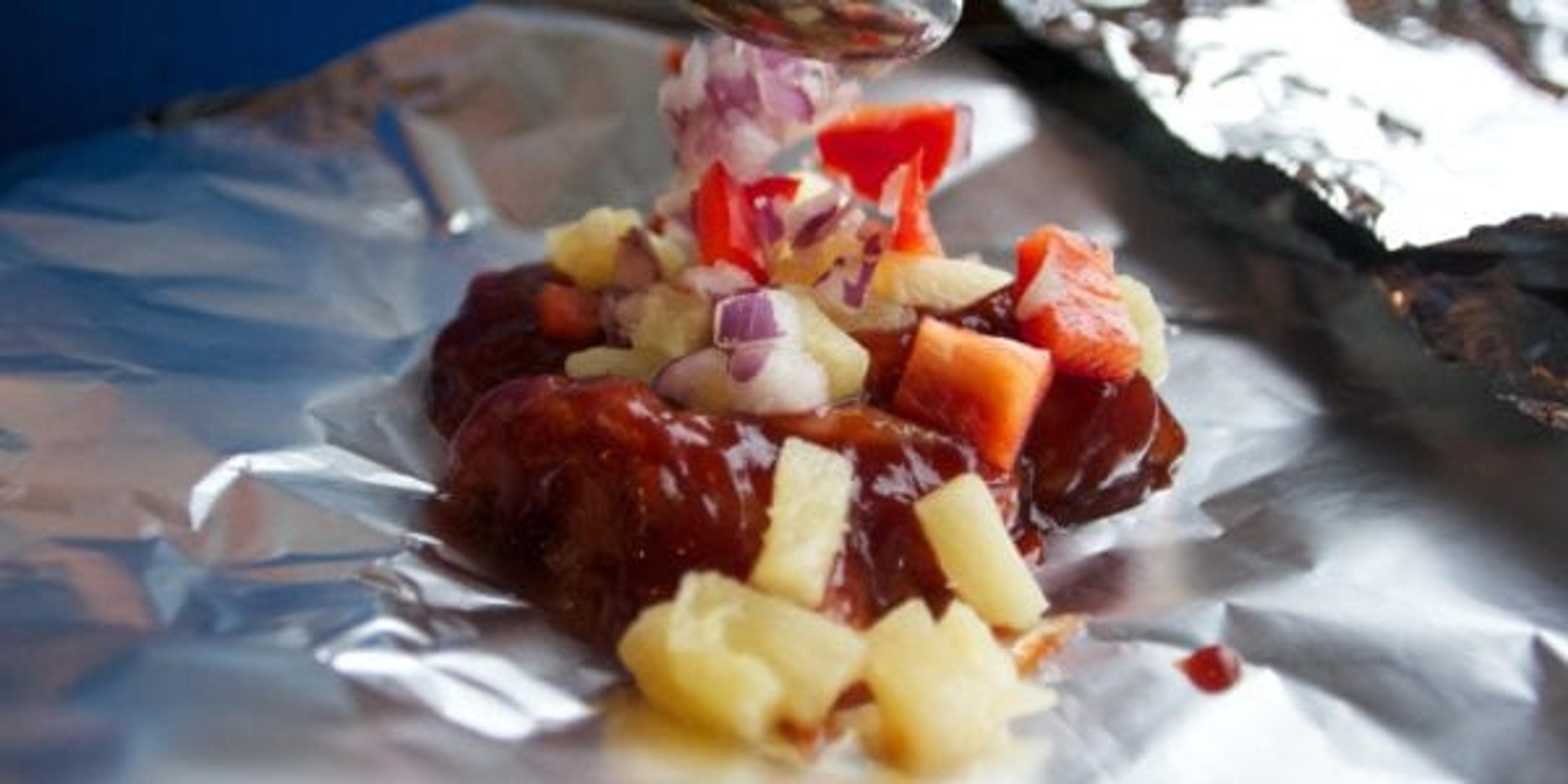 BBQ Chicken foil pack