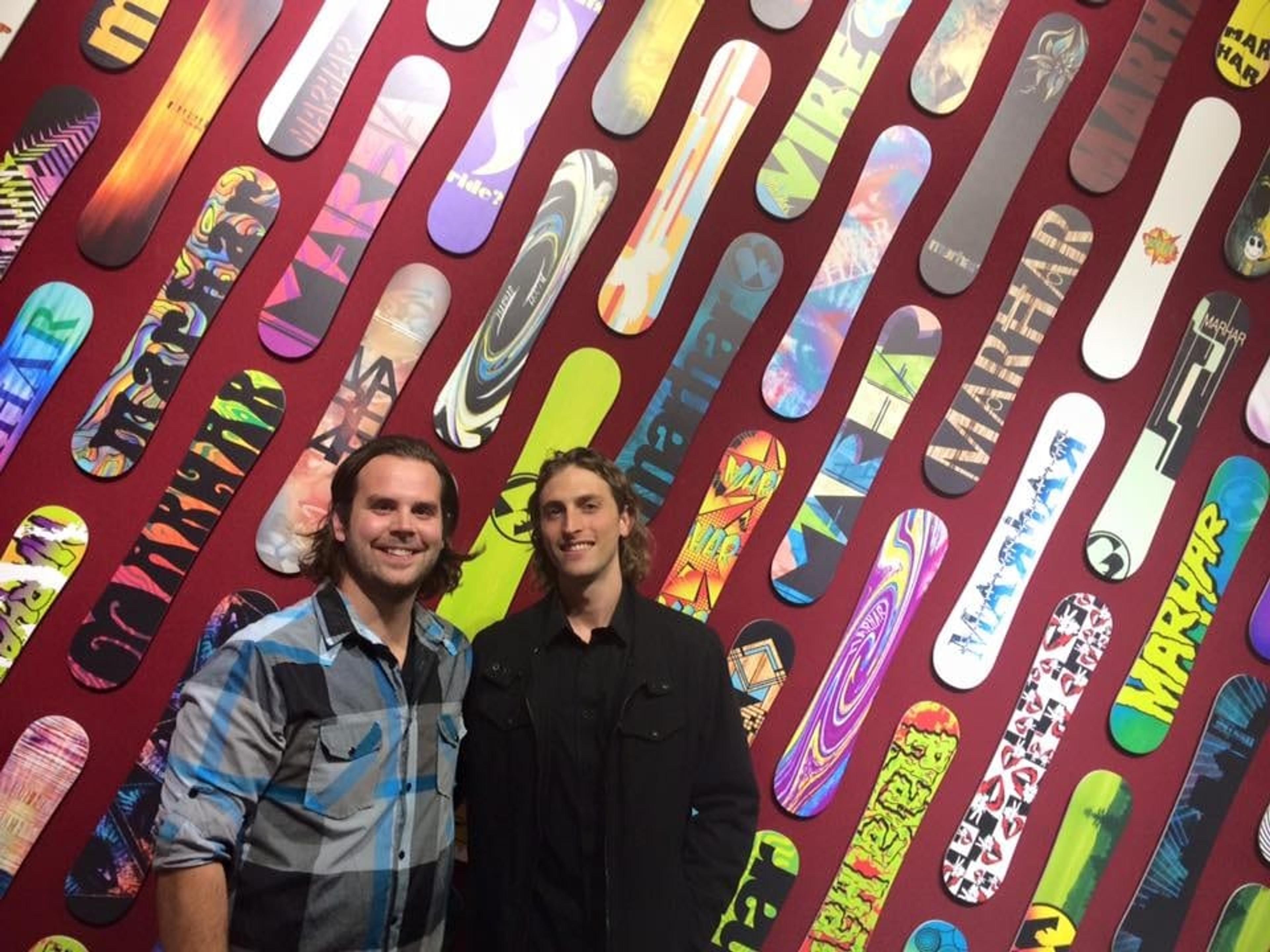 Josh Skiles and Nathan Morse own Marhar Snowboards.