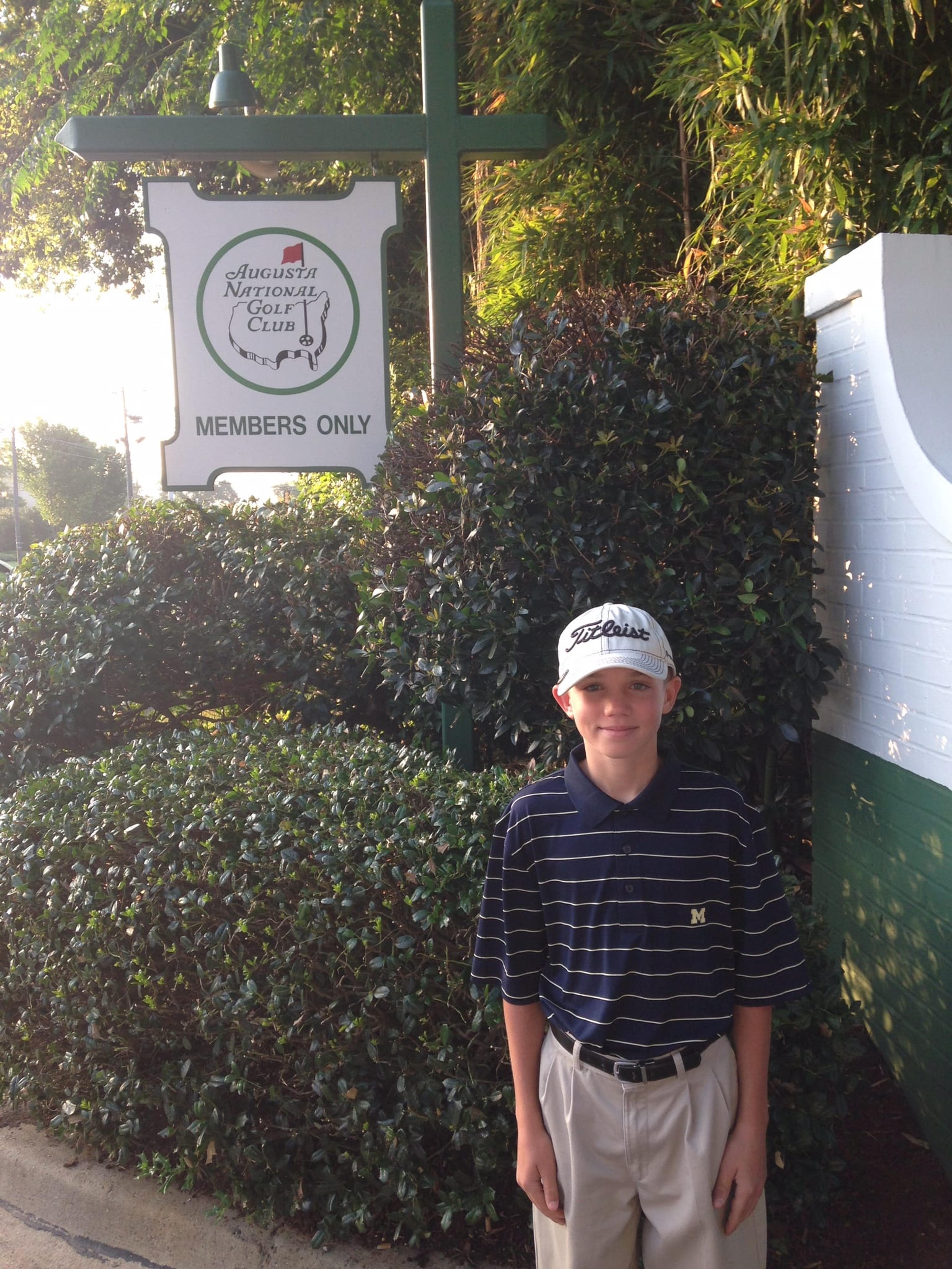 Jordan Jurmu at Augusta