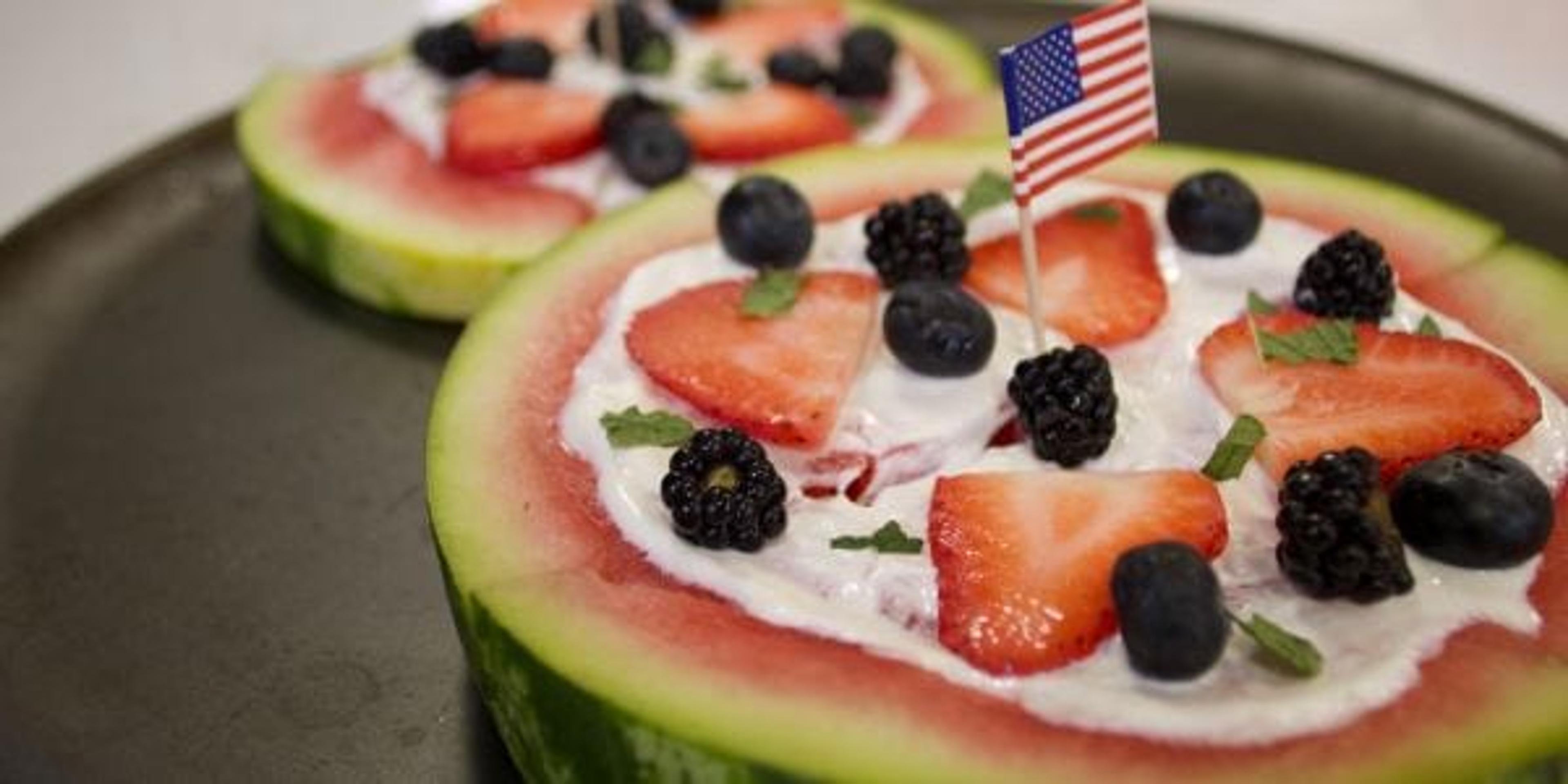Watermelon Fruit Pizza Recipe