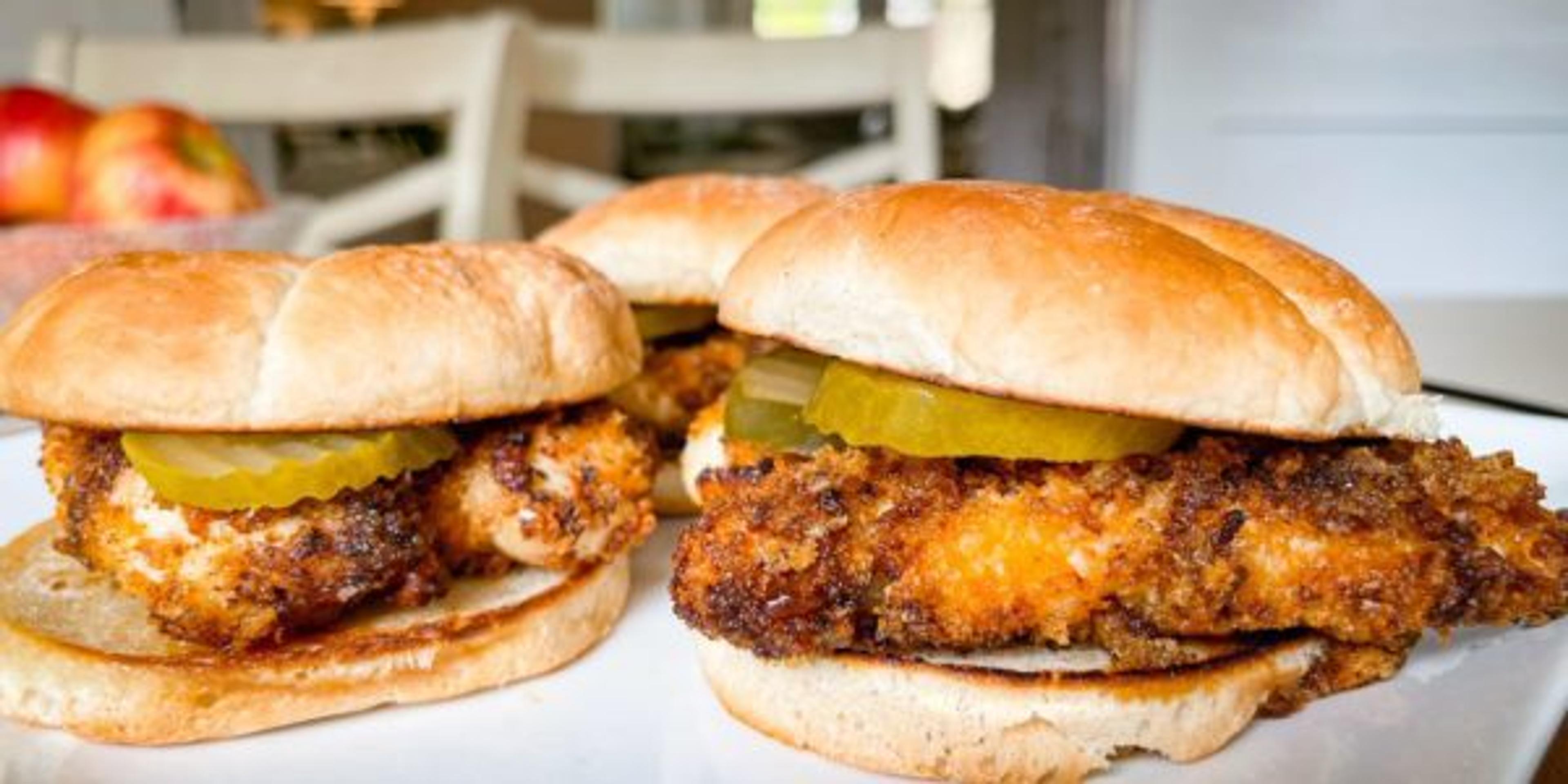 hot chicken sandwich