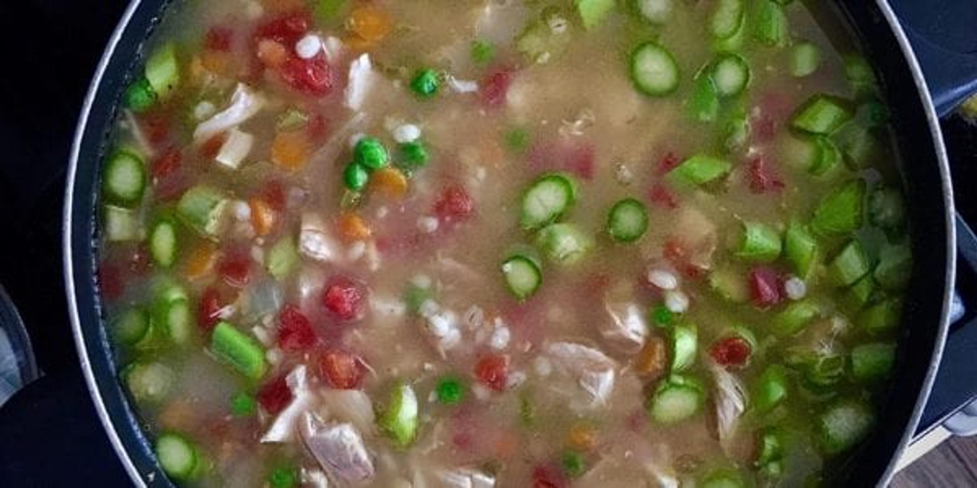 Spring Chicken Barley Soup
