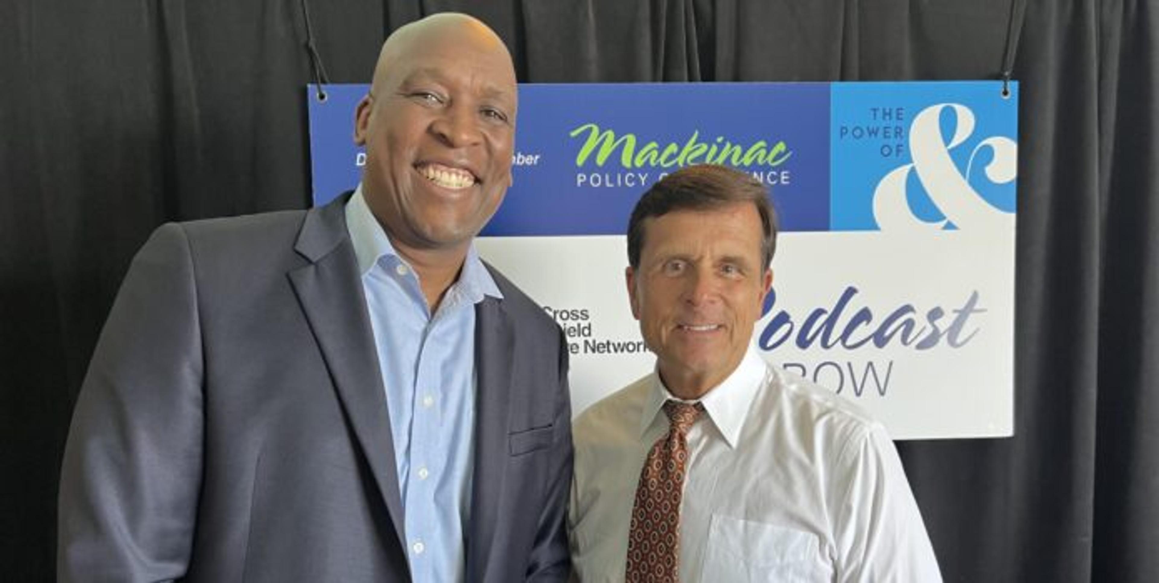 Mackinac Policy Conference 2023 - Chuck Gaidica with Fred Hunter