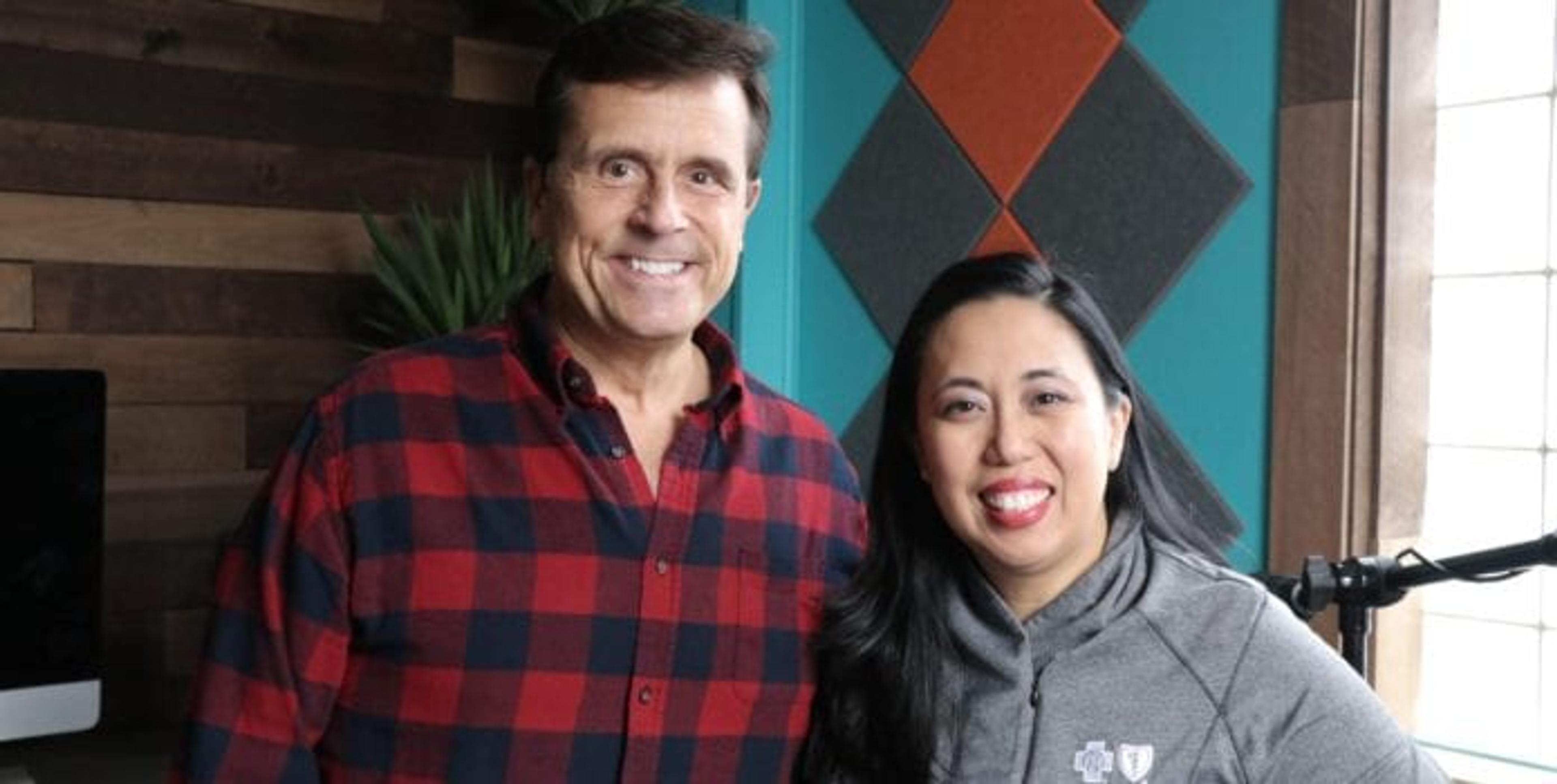 Chuck Gaidica and Grace Derocha