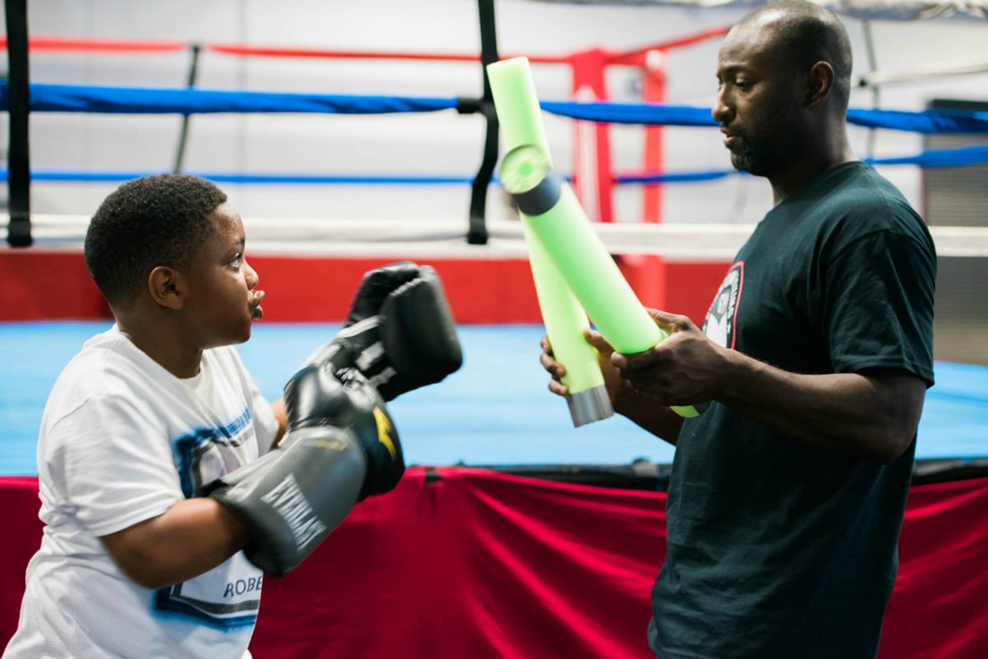 Detroit Downtown Boxing Gym Youth Program A Healthier Michigan Blue Cross