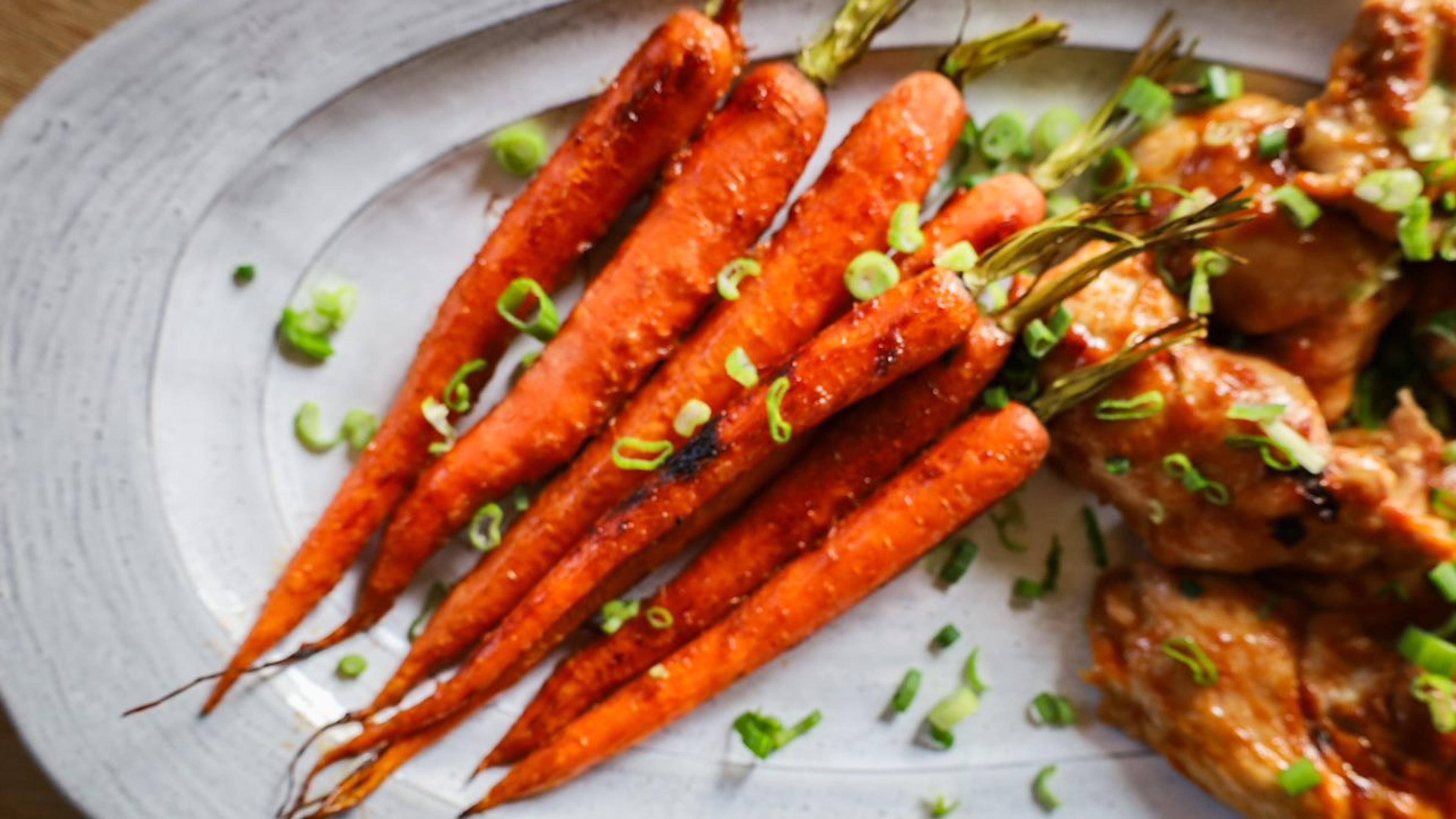 miso glazed carrots