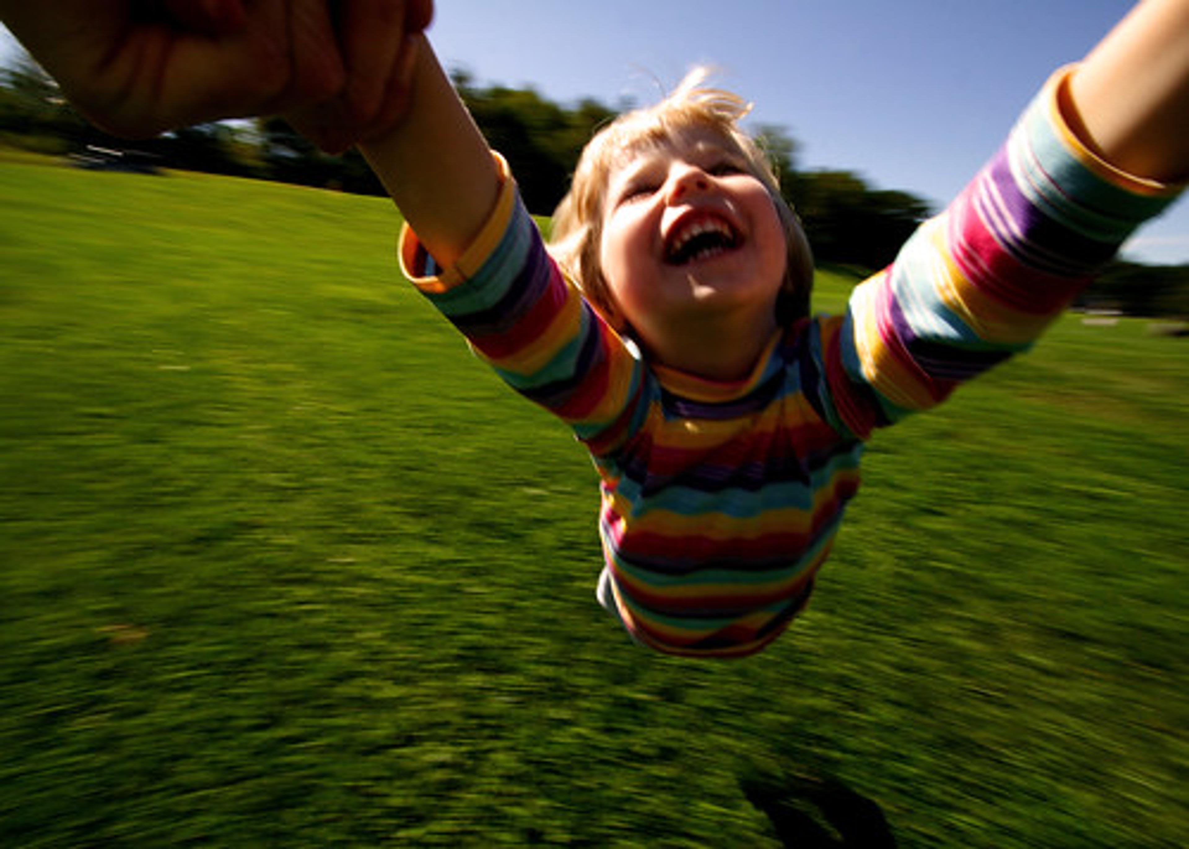 Child laughing