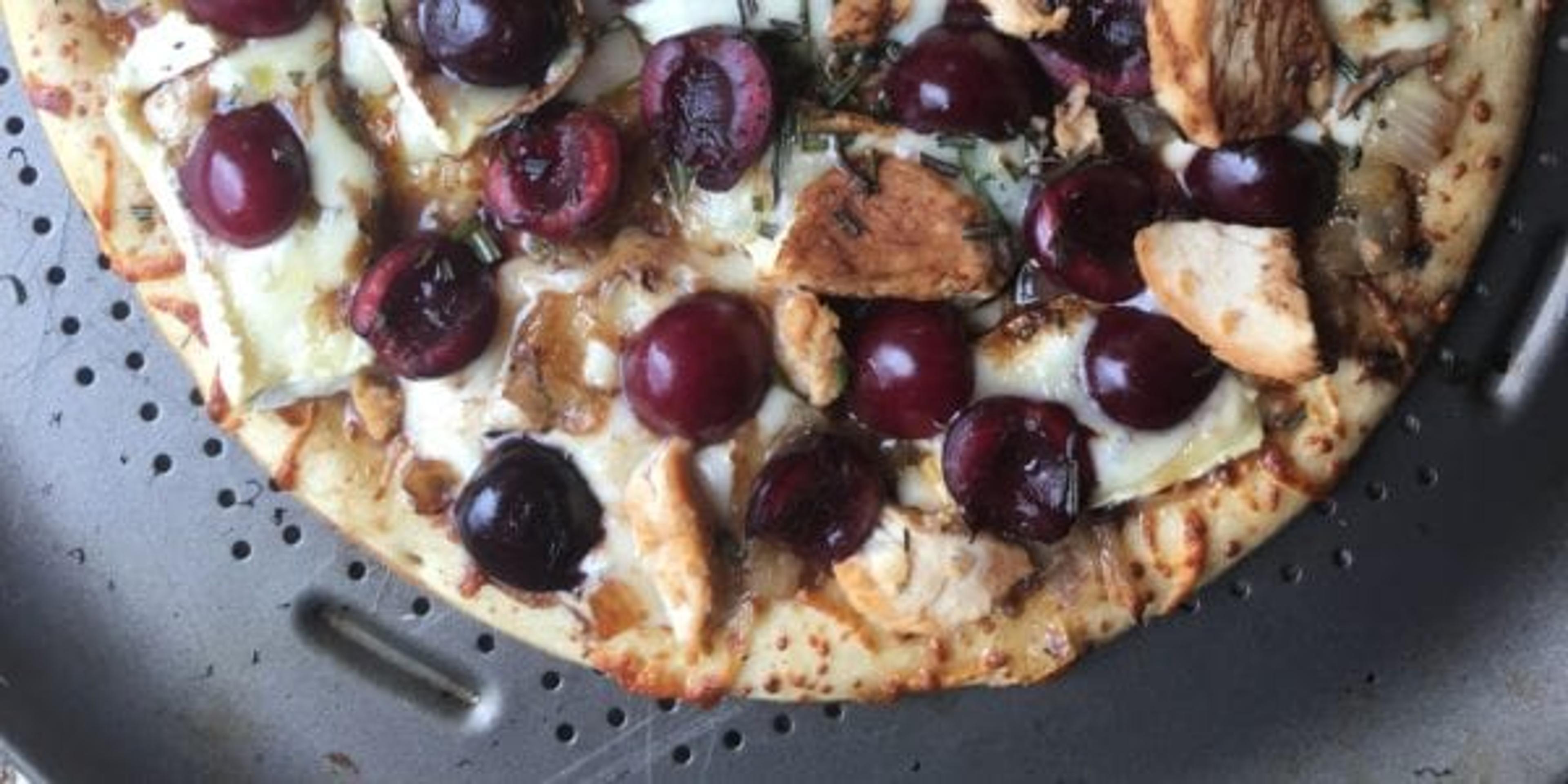 cherry brie pizza