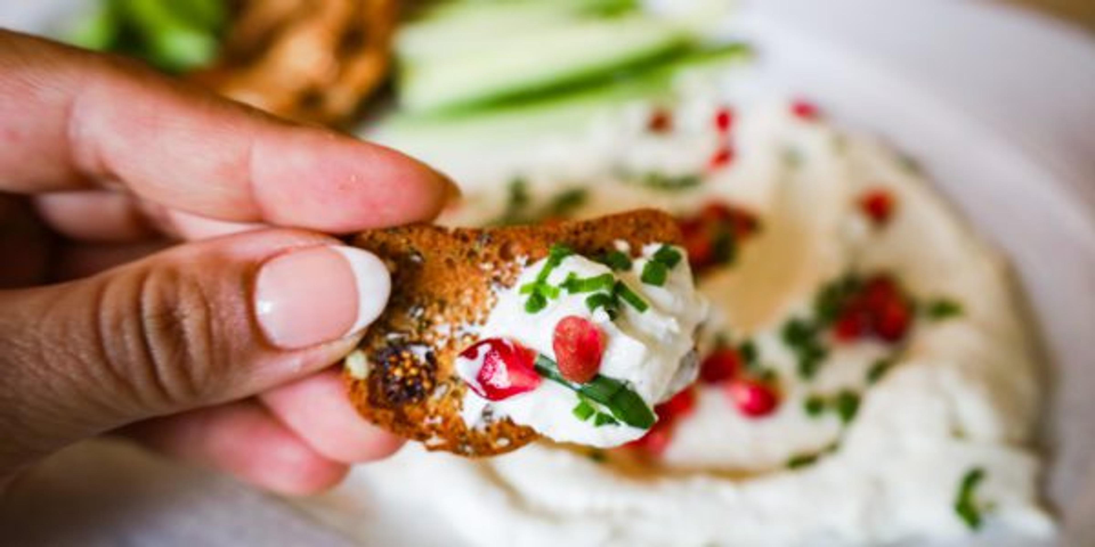 Fall Herb-whipped Spread with Crudites