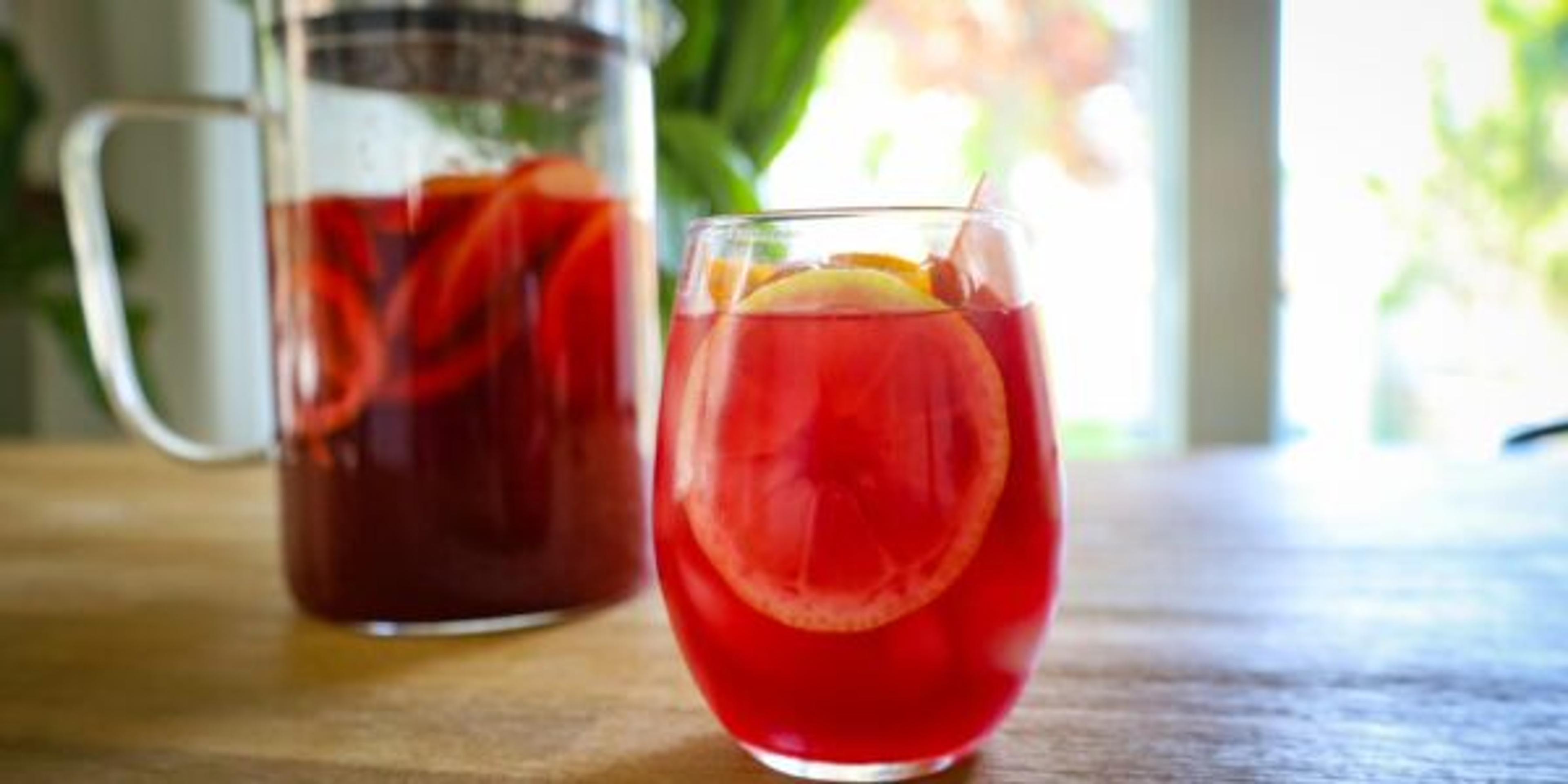 Sangria mocktail