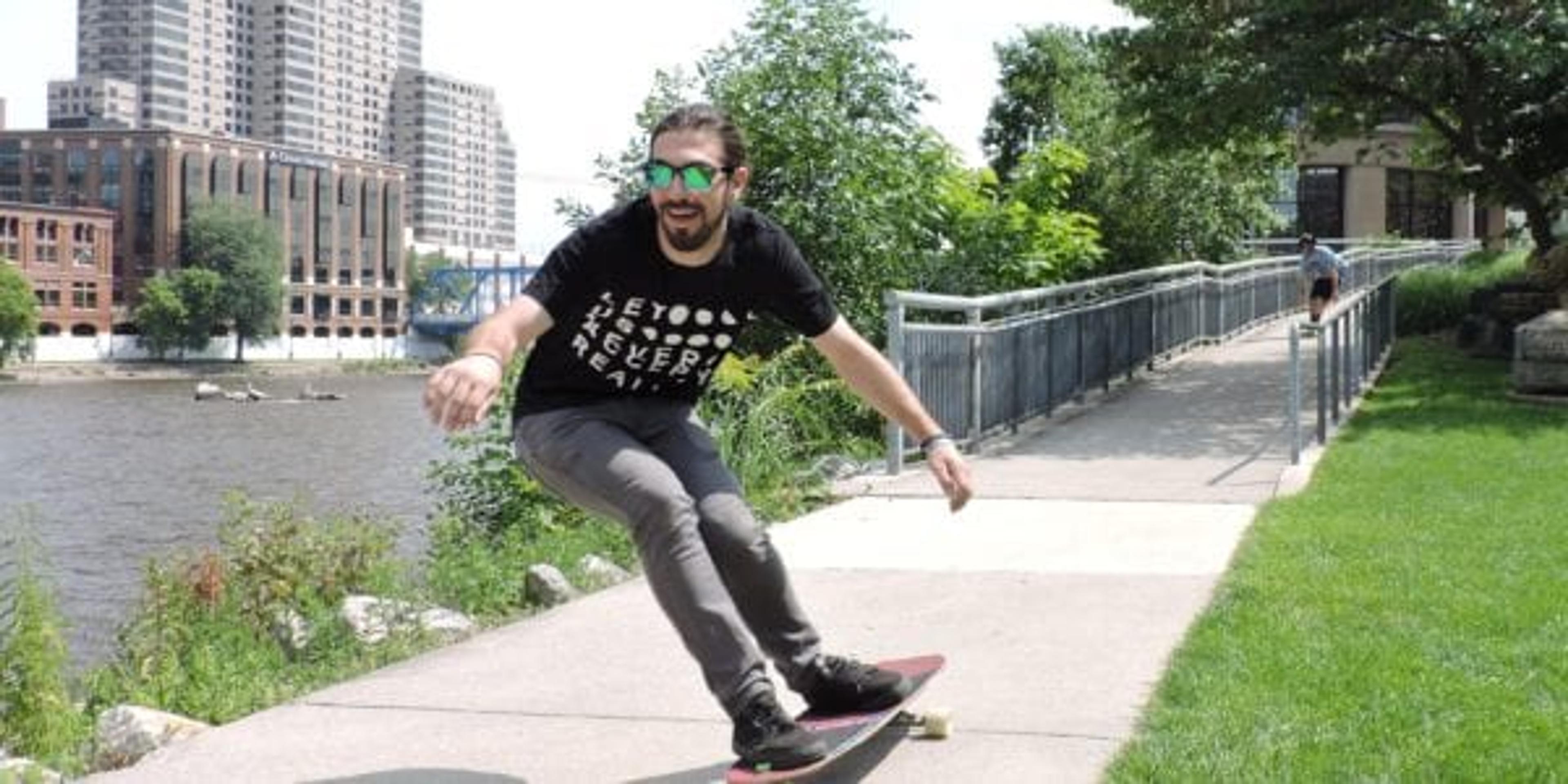 longboarding in Grand Rapids